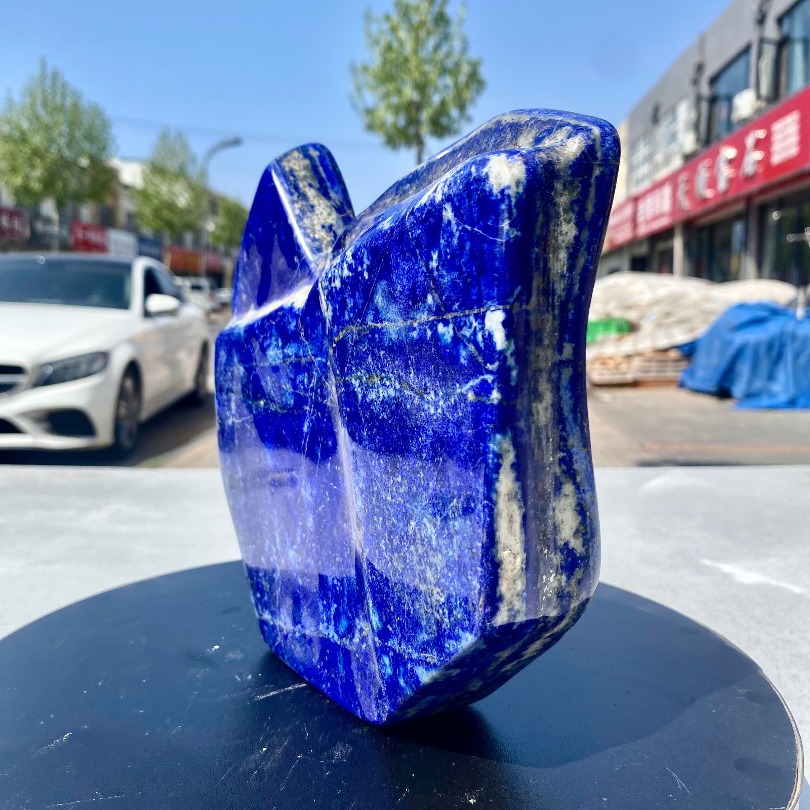 4.85LB Natural Stone Lapis Lazuli Freeform Polished Crystal Mineral Specimen
