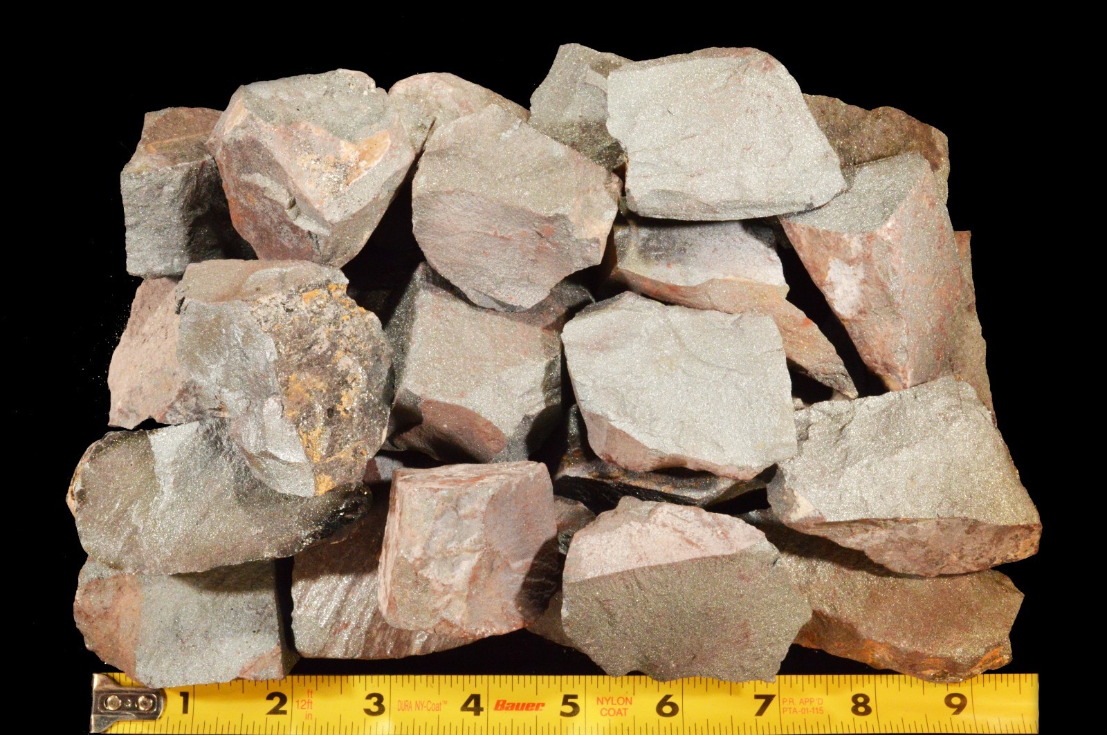 SILVER HEMATITE 2″ 4-7 Oz Raw Rock Mineral Specimen Root Chakra Healing Crystal