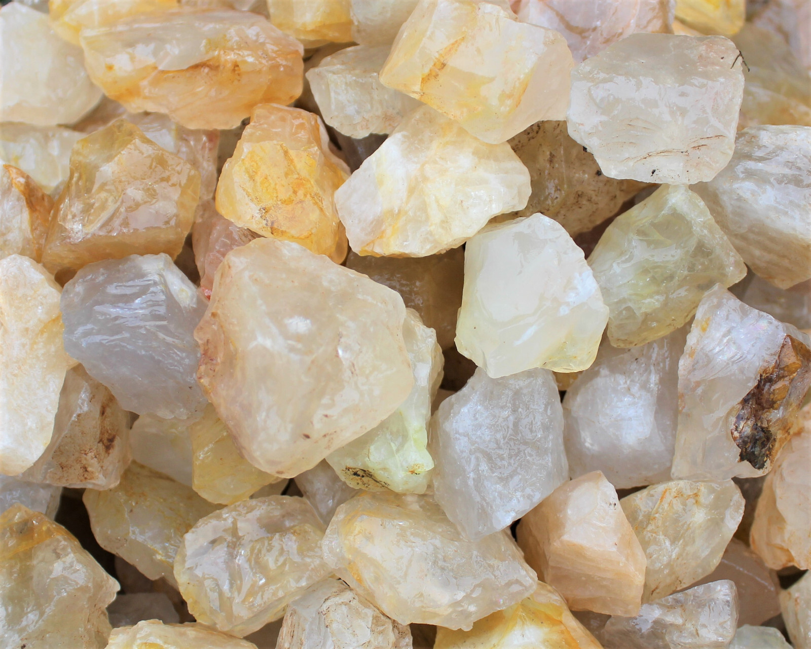 Golden Healer Quartz Rough Natural Crystals Wholesale Lots (Raw Golden Quartz)