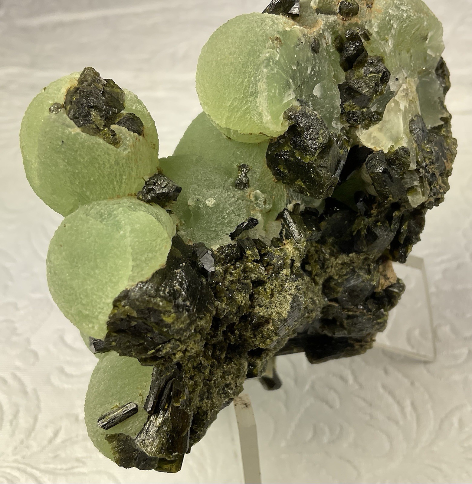 Botryoidal Prehnite and Epidote – Kayes Region, Mali, Africa.