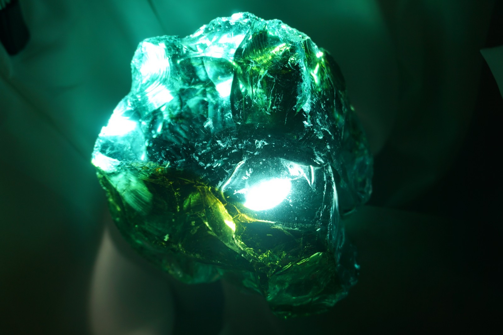 Andara Crystal — MULTICOLOR MAGIC, RARE – 1222g (Monoatomic REIKI) #hug21