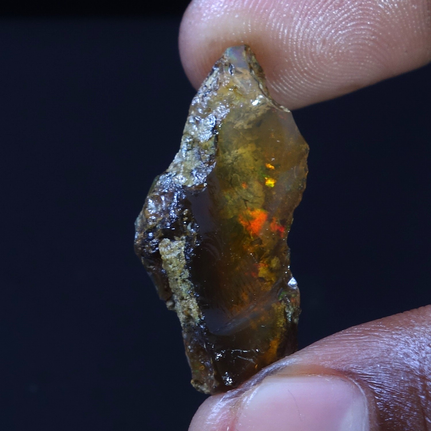 16.00 Cts 100% Natural Welo Fire Ethiopian Oil Opal Rough Cab Gems Ring Nacklace