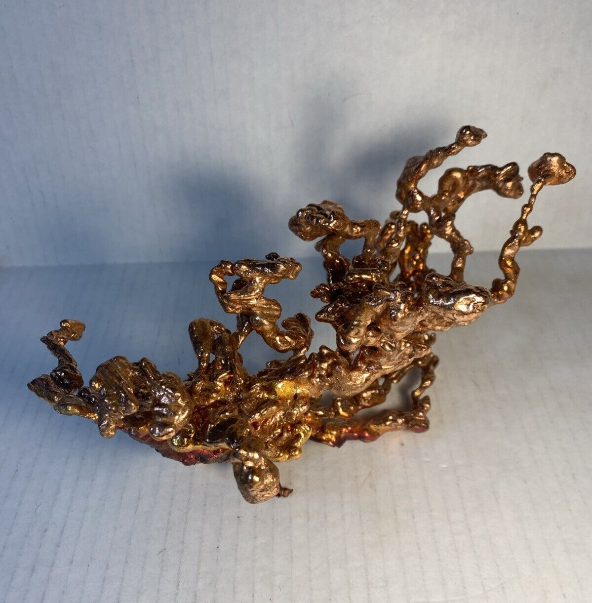 Copper Cluster 2 Lb 13.1 oz. 9 1/2″ x 6″ x 6 1/8″ Splash Specimen Michigan