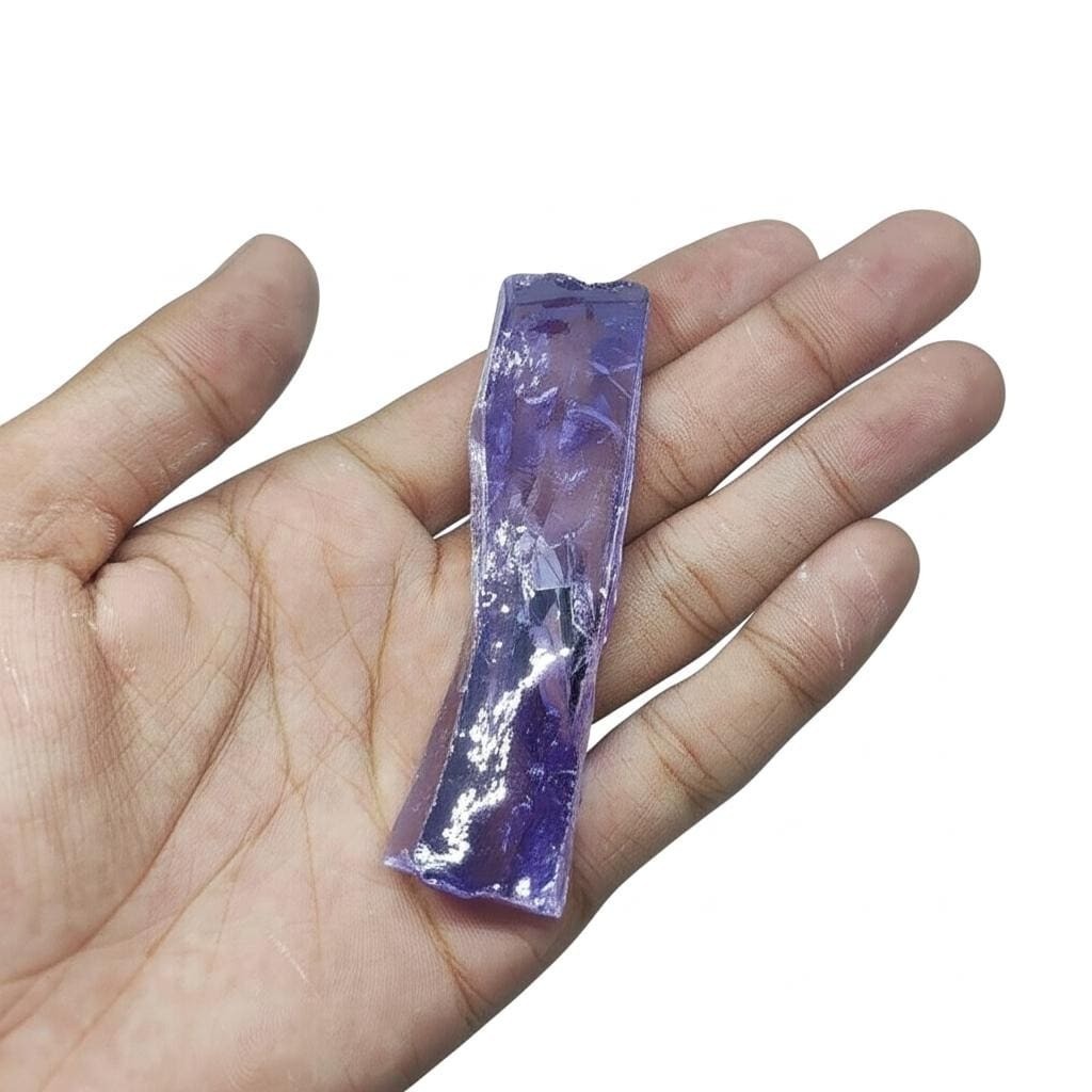 Natural Uncut Purple Zircon Stone 400–450 Carat | Energy Clarity Healing Crystal