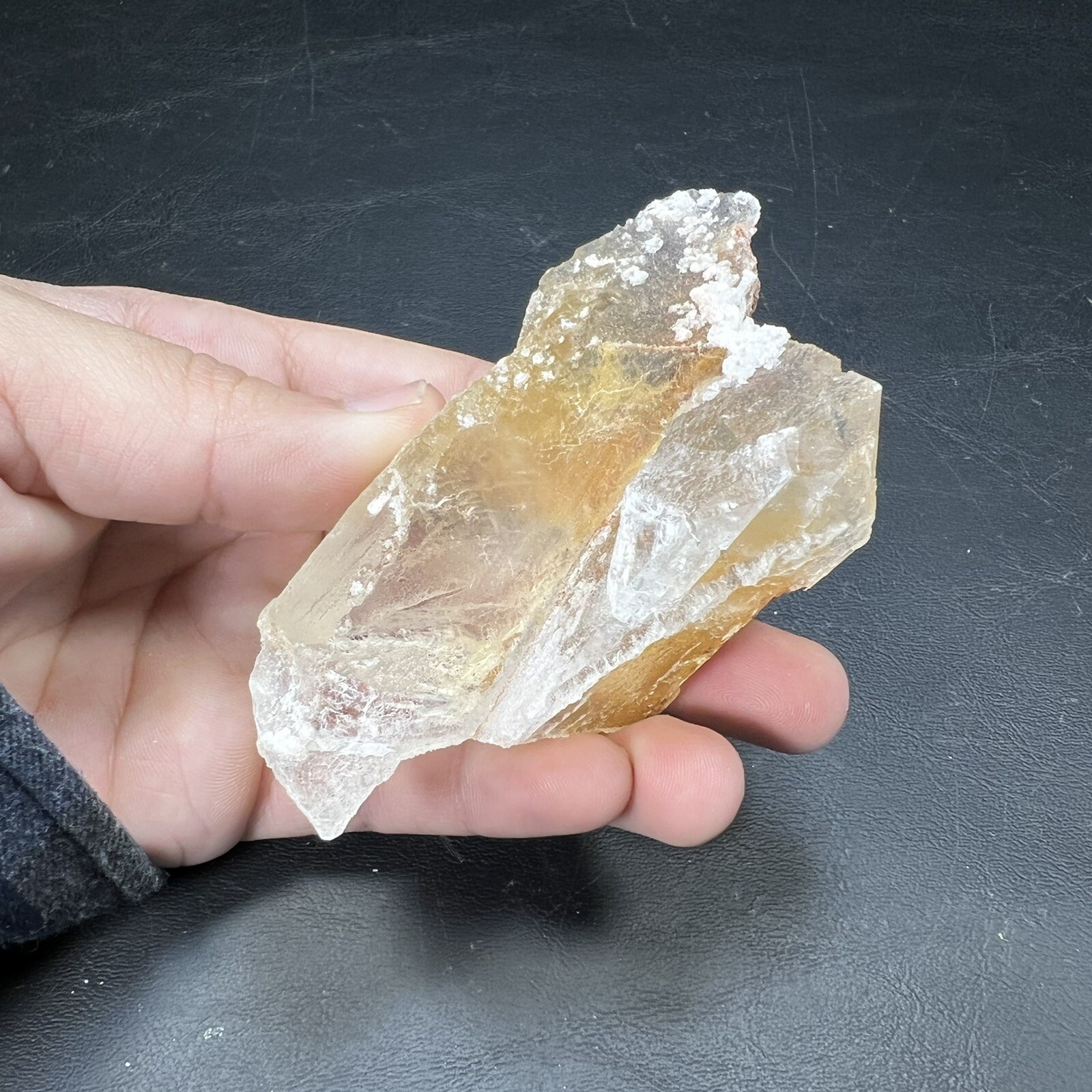 Golden Phantom Selenite cluster aka: Gypsum | Utah