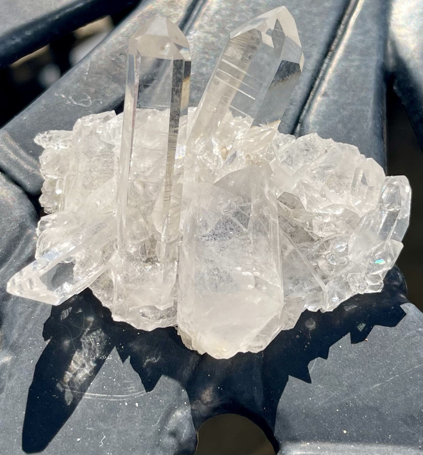 Quartz Crystals 34.32 Grams 2.0” Long, 1.5” Wide and 1.2” Tall From Afghanistan
