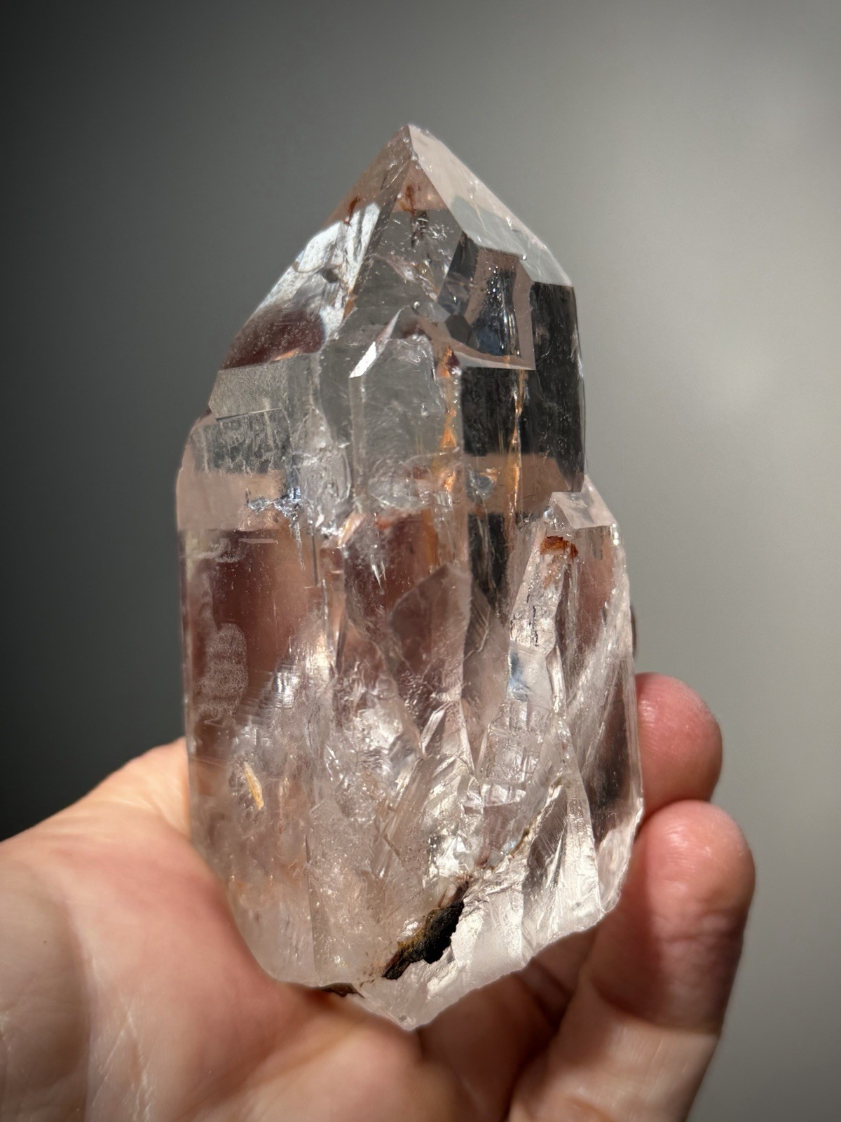 Cathedral Quartz Crystal Iron Quartz Glassy Quartz Window Quartz Brazil Crystal