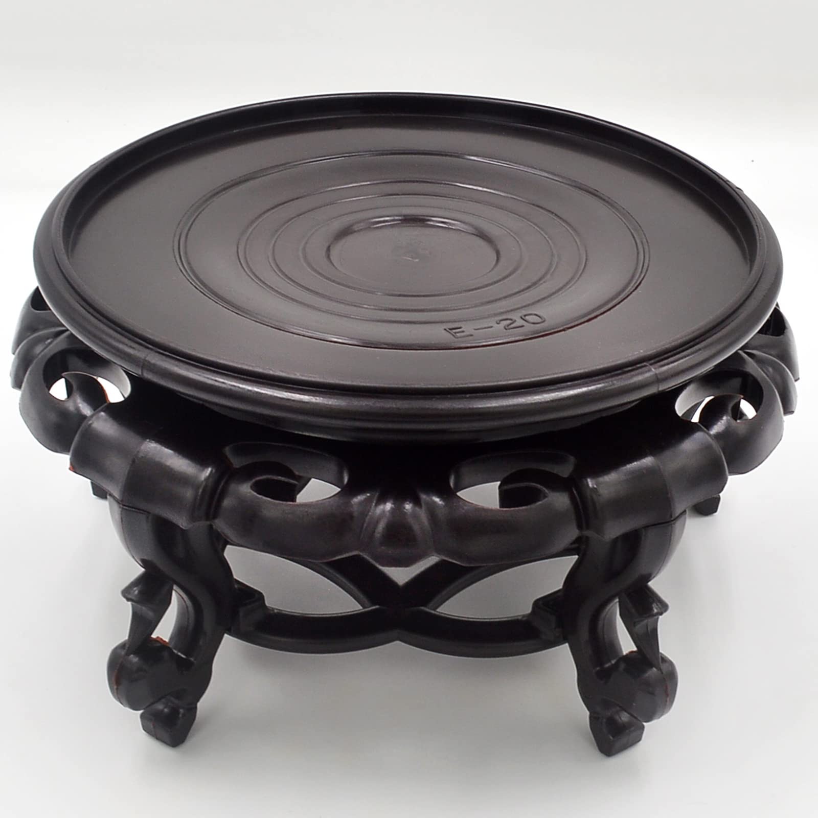 Oriental Furniture Fishbowl Stand Vase Base Stable Home Decoration Display St…