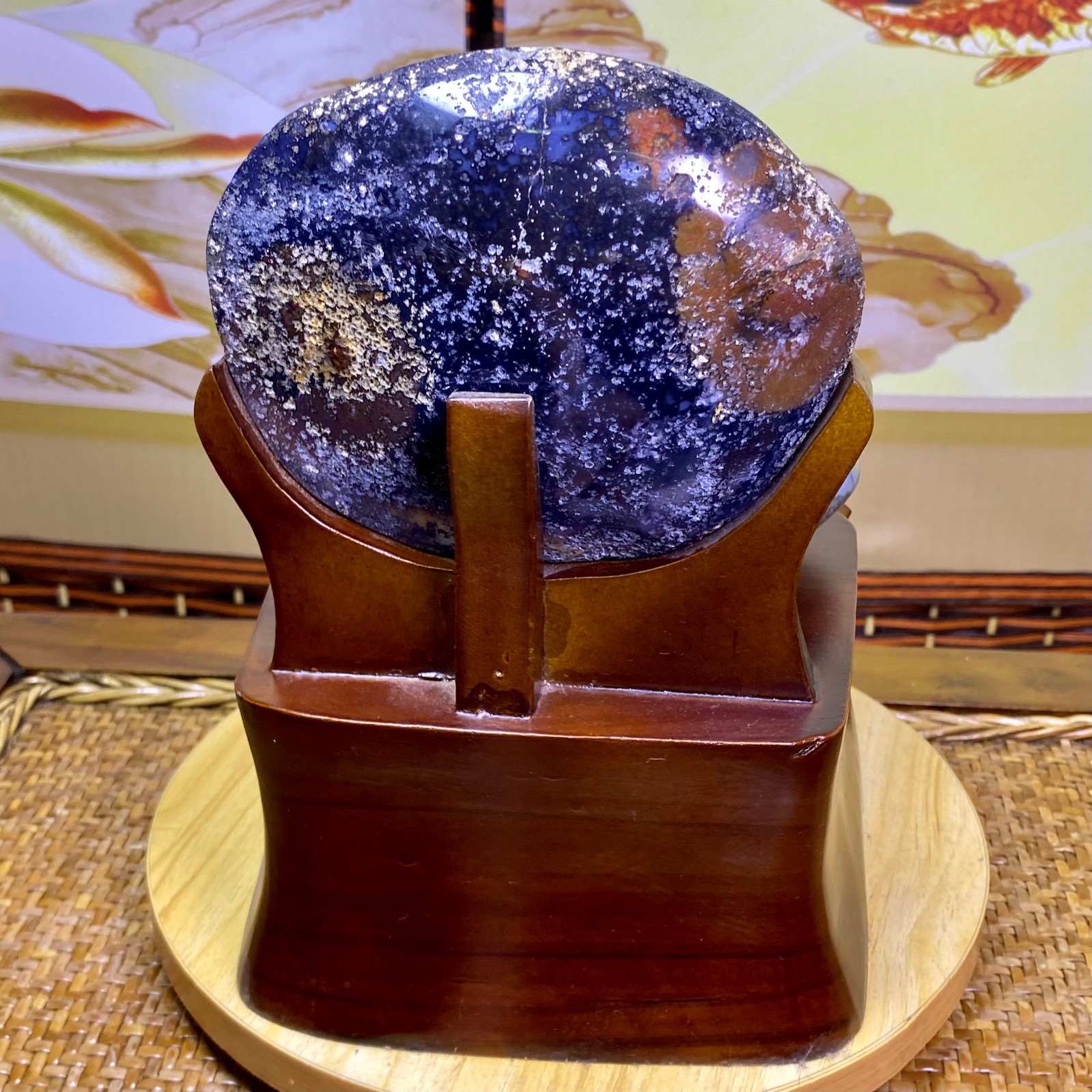 6.92LB Natural amethyst geode quartz cluster specimen cornucopia energ gift+S