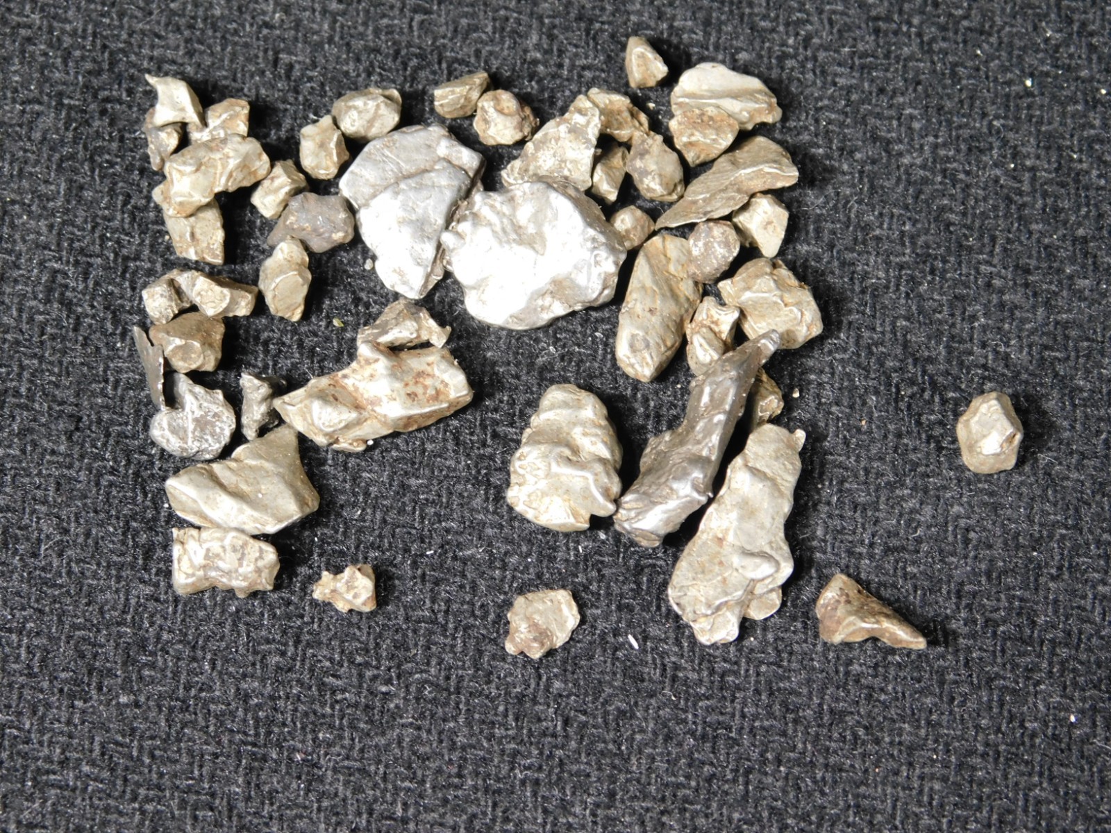 Big Lot of Little Campo Del Cielo METEORITES 100% Authentic Argentina 13.4gr