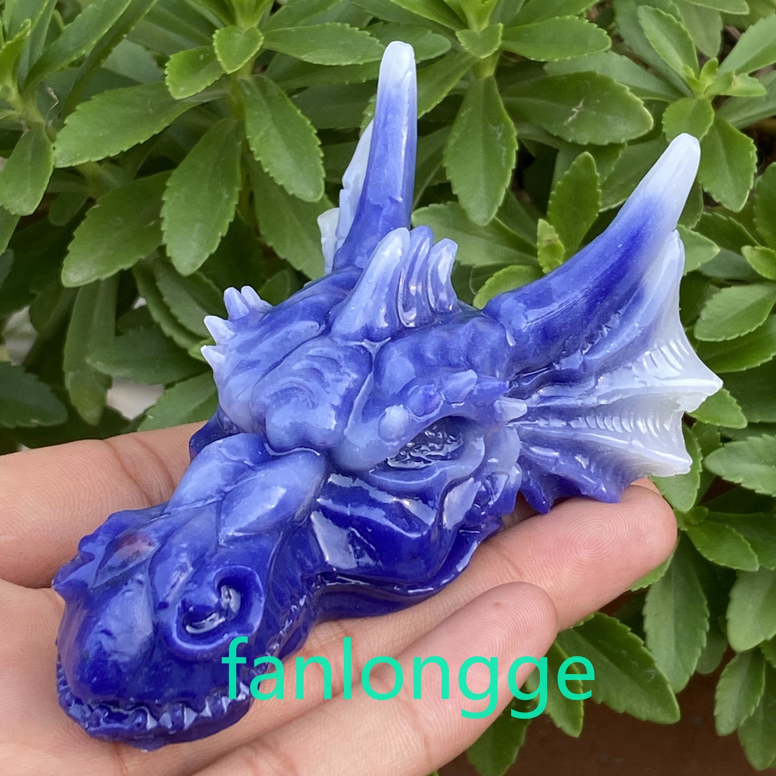 3.5″ Luminous Stone Pink Dragon skull Carved Quartz Crystal Gift Healing 1pc