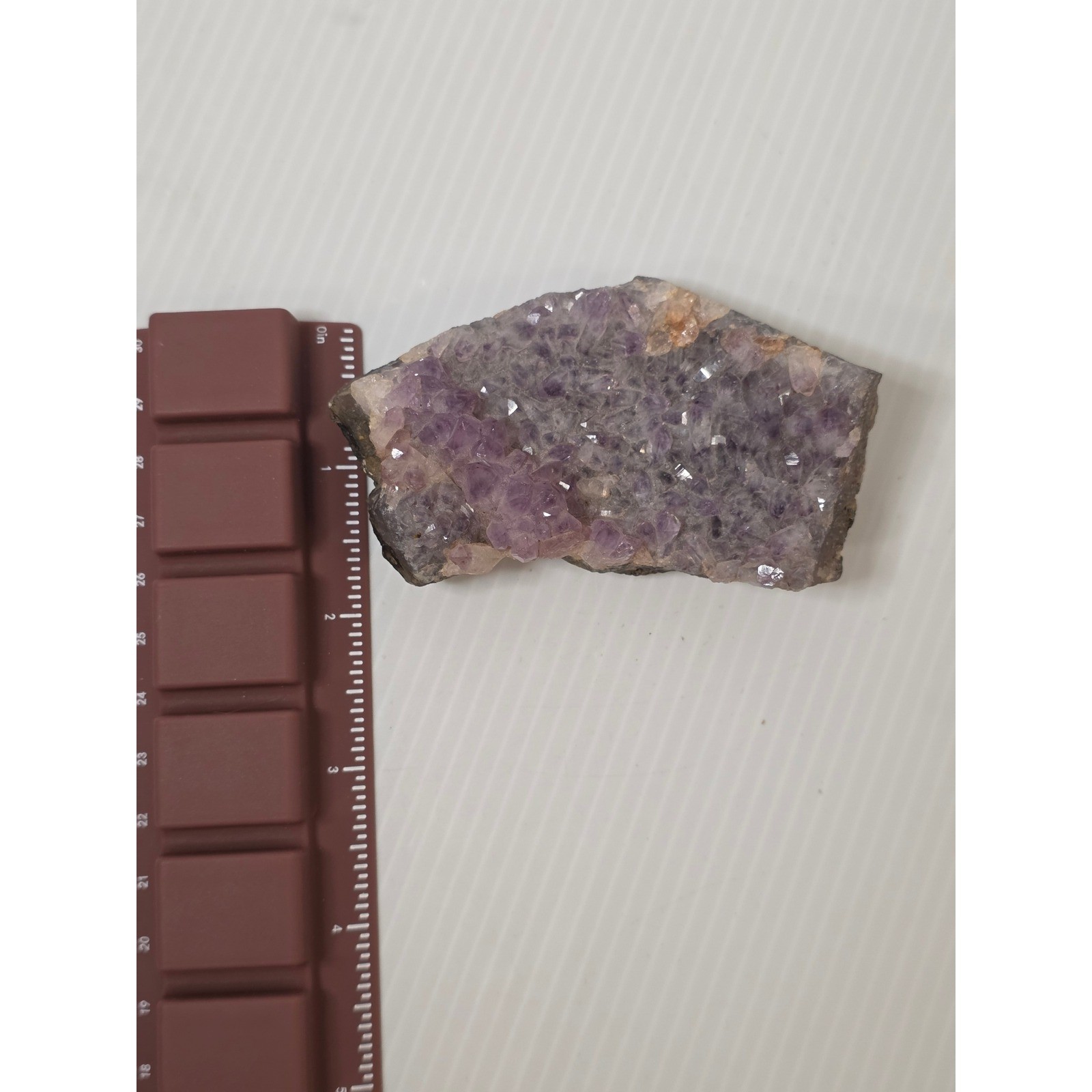 Unbranded Amethyst Crystal Cluster 3.5in Purple Fair Raw Specimen Druzy