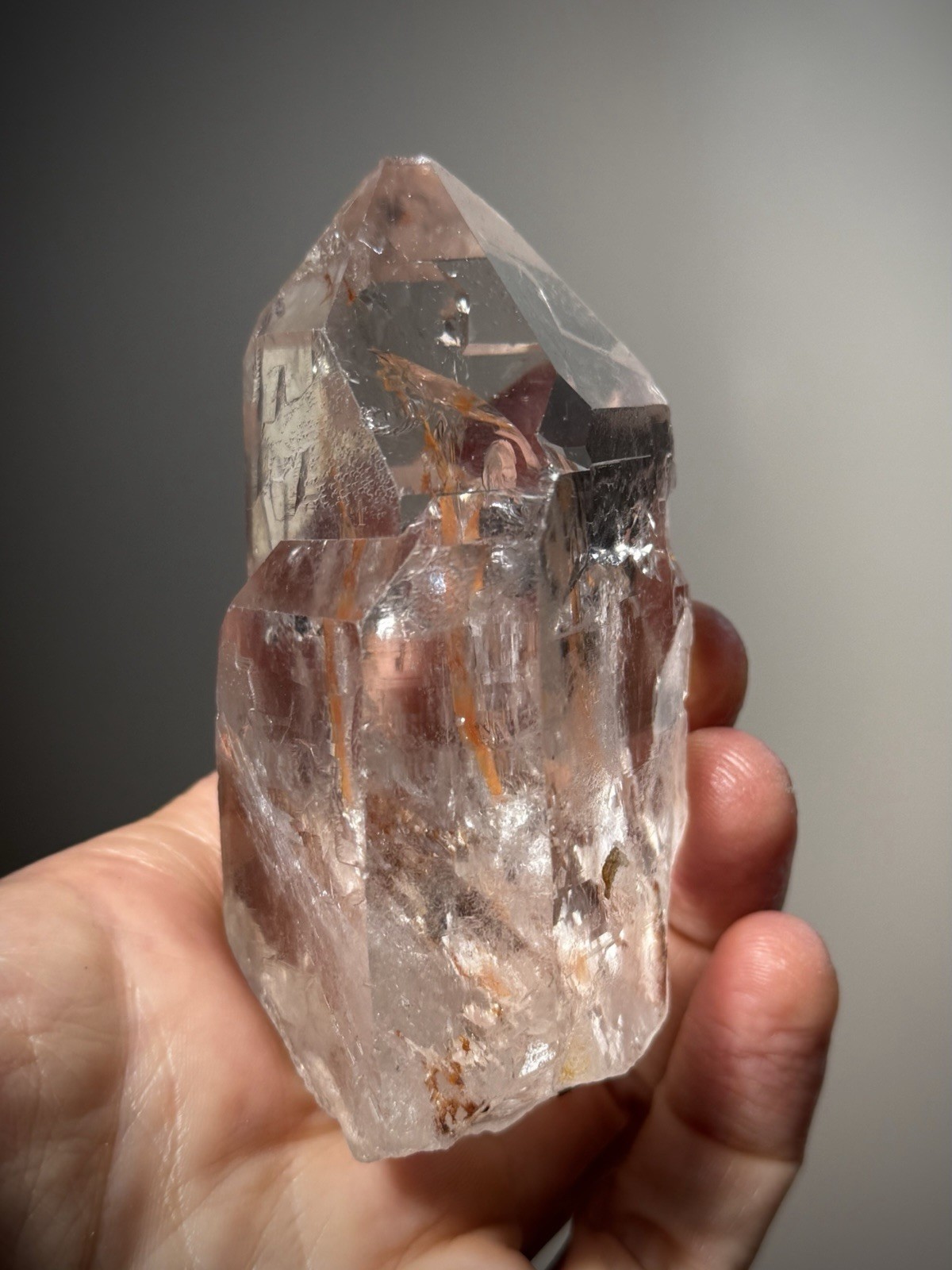 Cathedral Quartz Crystal Iron Quartz Glassy Quartz Window Quartz Brazil Crystal