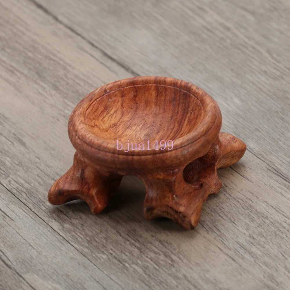 3cm Wood Display Stand Base Rosewood Display Stand Base for Crystal Ball Sphere