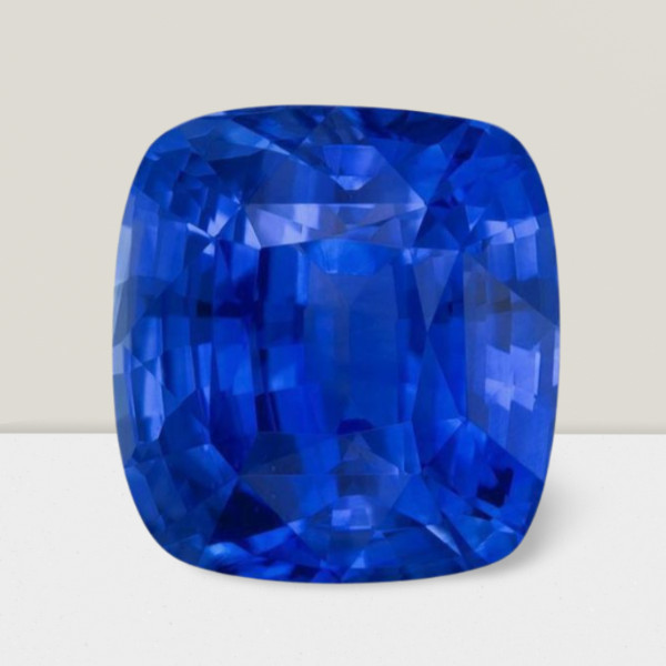 Blue Sapphire Cushion Cut Gemstone 4.51 Cts – 11 mm Flawless Loose Gem