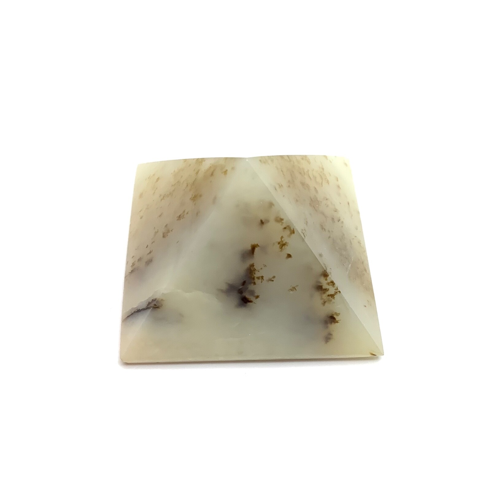 Siberian Jade Pyramid Carving Honey Brown Nephrite Jade Vitim River Siberia