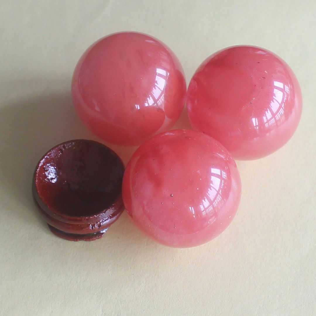 Gemstone Red voclano cherry quartz sphere ball with stand chakra reiki healing