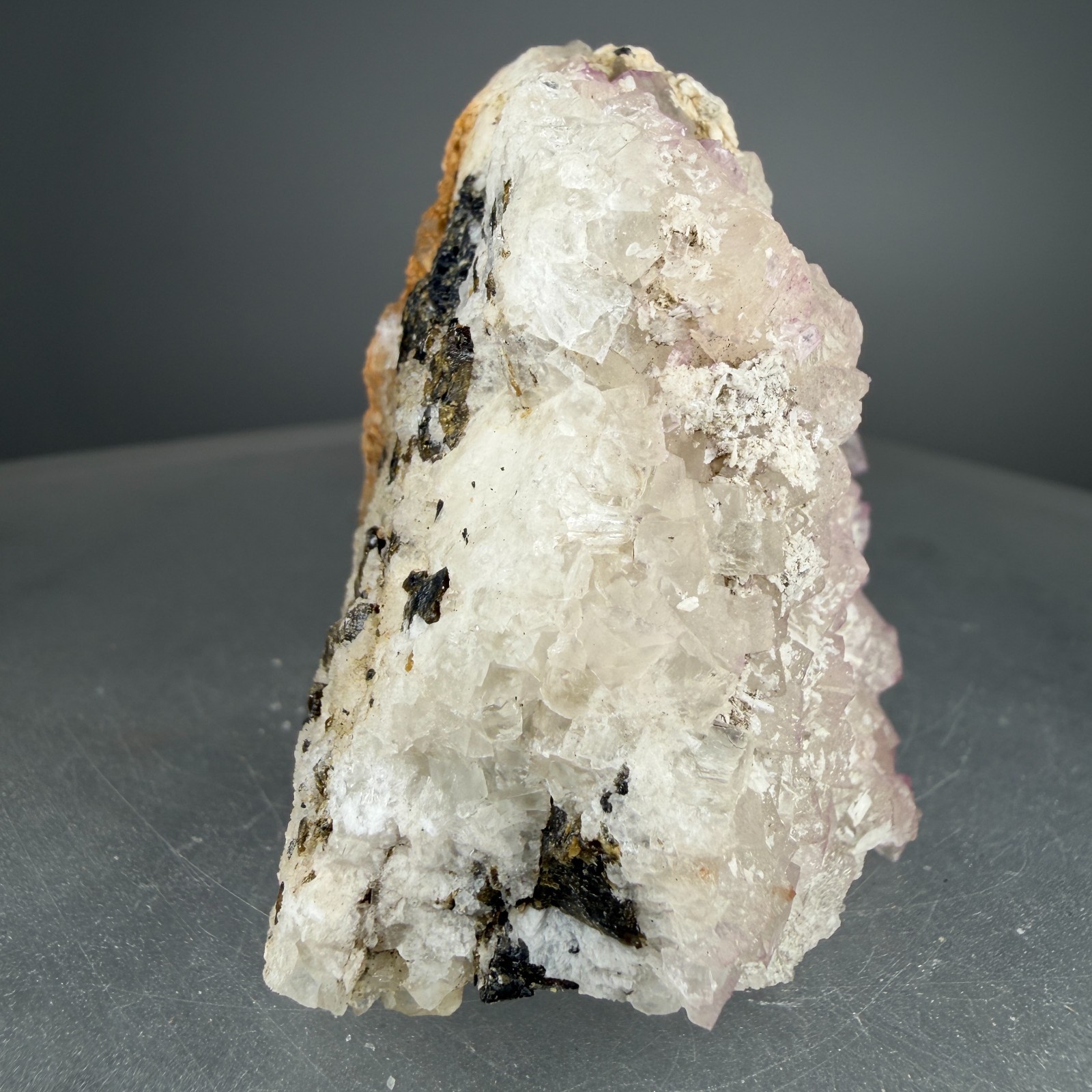 Nice Fluorite Crystals on Sphalerite: Caldwell Quarry, Boyle County, Kentucky