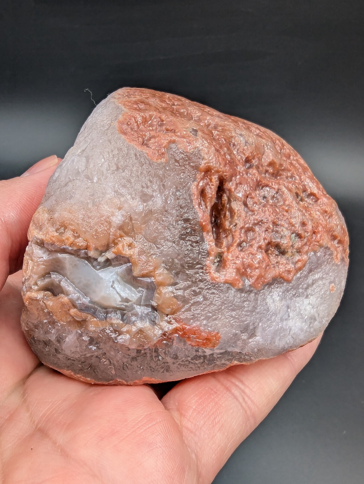 1 LB 3.75 OZ INCREDIBLE DISPLAY FLOATER LAKE SUPERIOR AGATE GEMSTONE