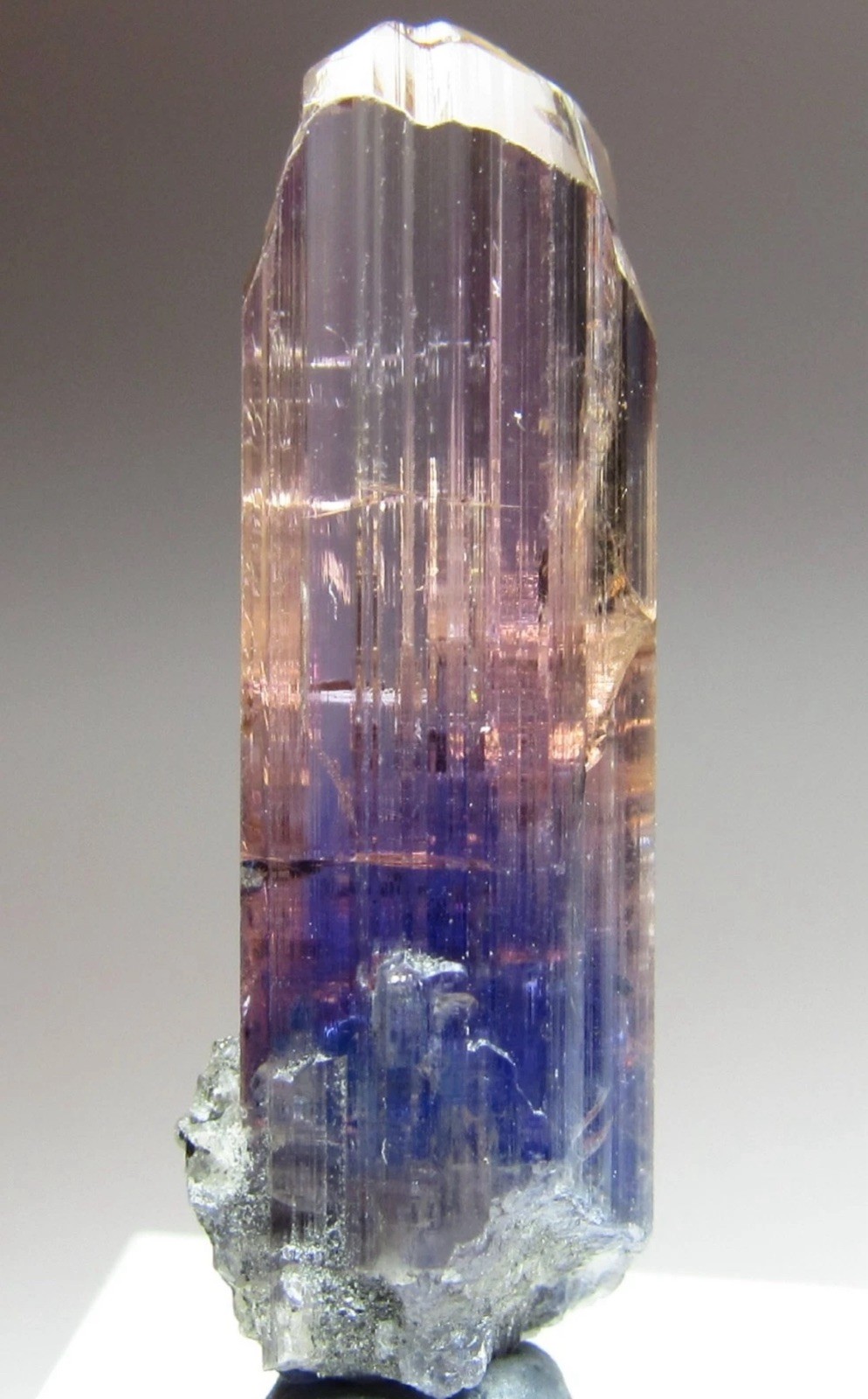 MIRACULOUS ULTRA RARE UNHEATED FANCY COLOR GEM TANZANITE CRYSTAL!!! TANZANIA