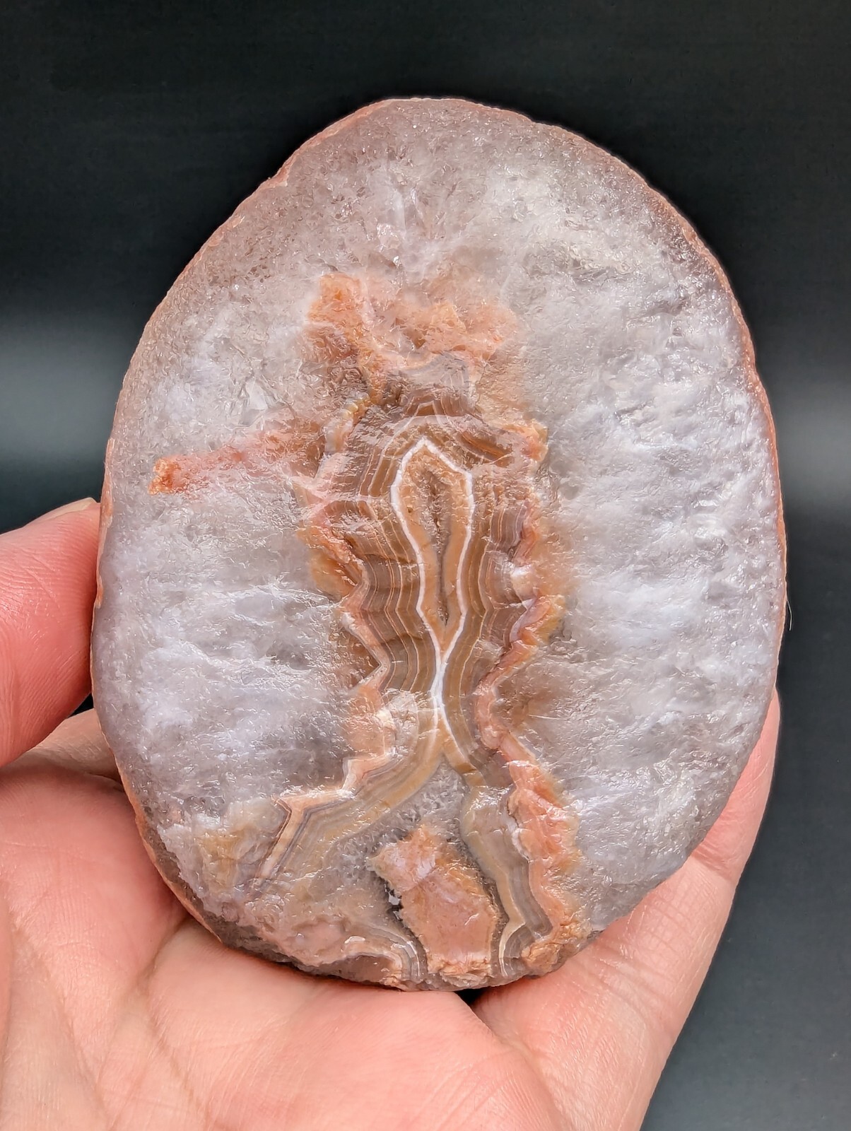 1 LB 3.75 OZ INCREDIBLE DISPLAY FLOATER LAKE SUPERIOR AGATE GEMSTONE