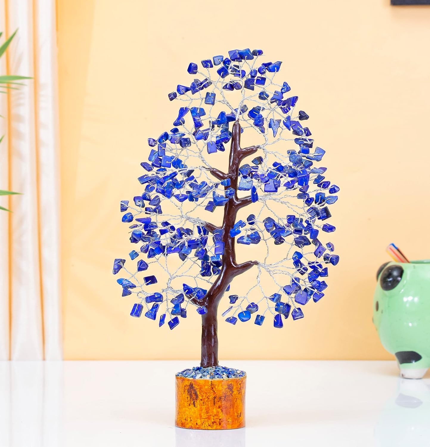 Unique Lapis Lazuli Crystal Tree – Perfect Birthday Gift for Men & Dads!