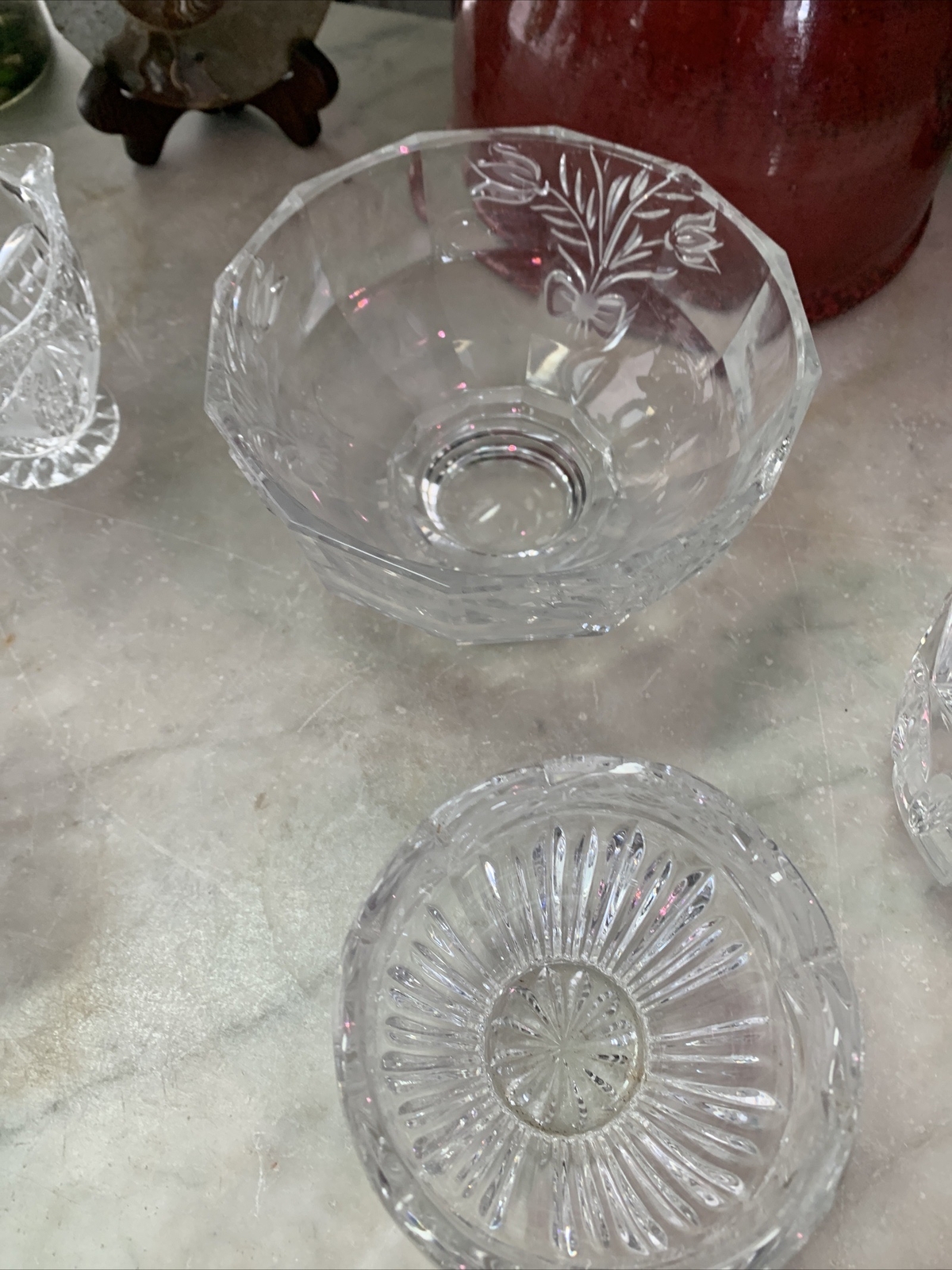 5 Pieces Of Crystal Perfect Condition 💕