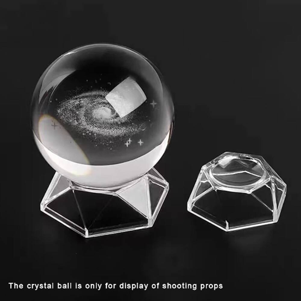 Wholesale Acrylic Display Crystal Ball Base Stand Quartz Sphere Holder Wood Base