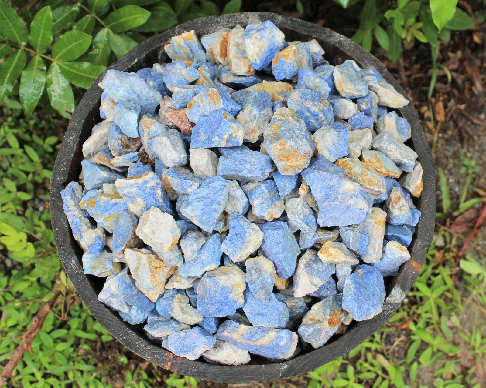 Dumortierite Rough Stones: Choose How Many Pieces (Premium Quality ‘A’ Grade)