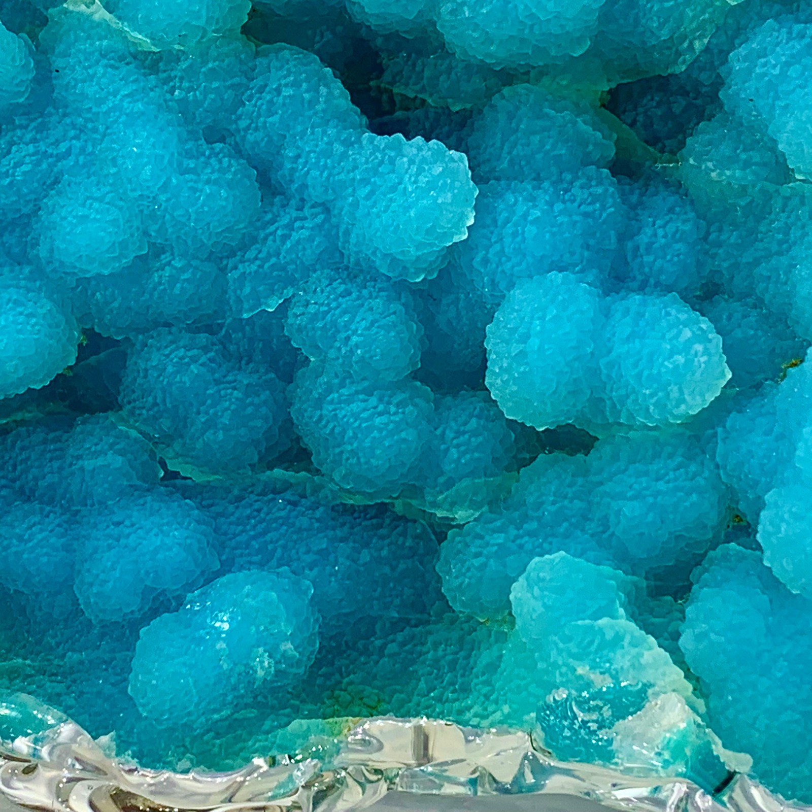 300g Natural spherical hemimorphite Gorgeous rough raw Crystal Mineral Specimen