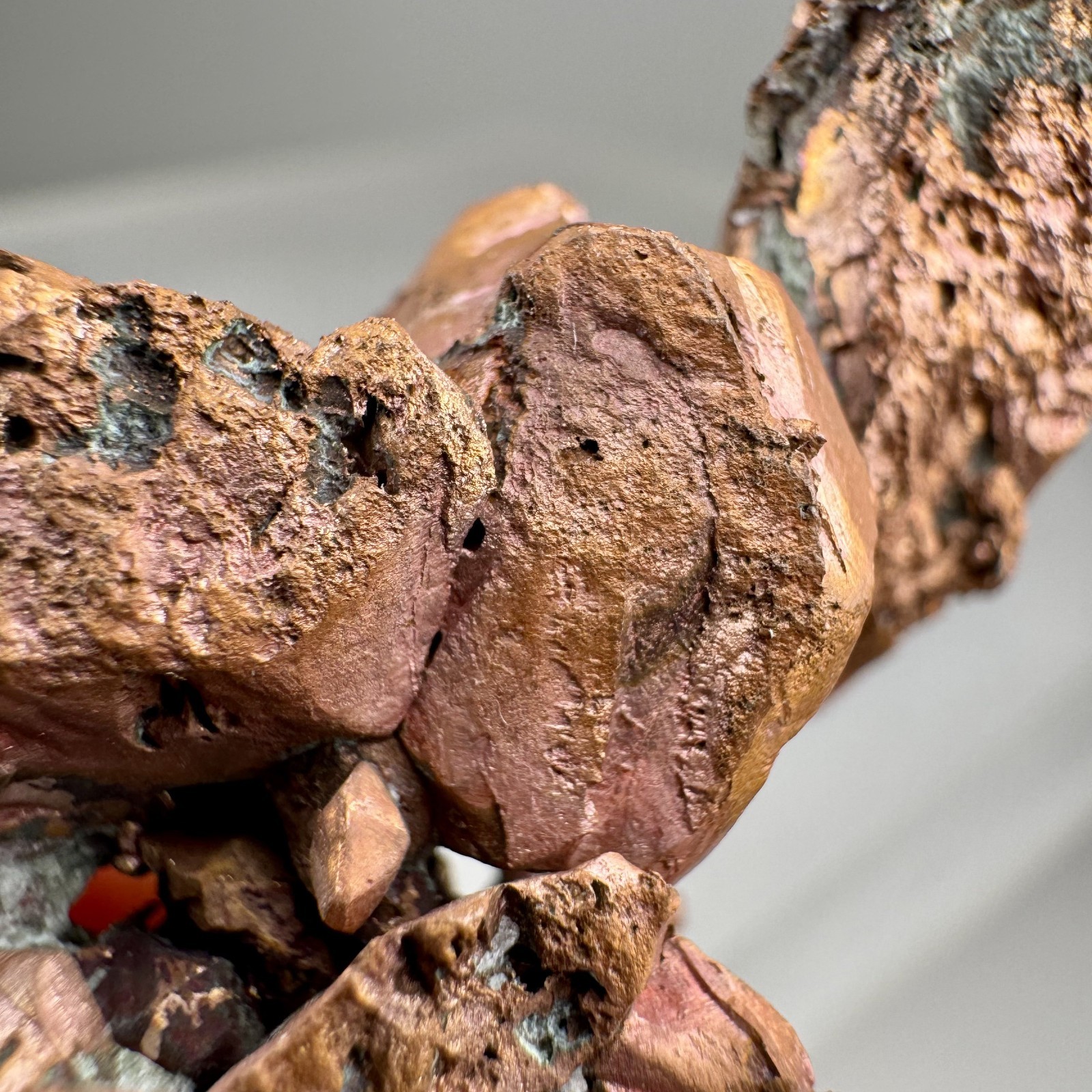 Fine Sharp Copper Crystals: No. 2 shaft, Centennial Mine, Houghton Co., Michigan
