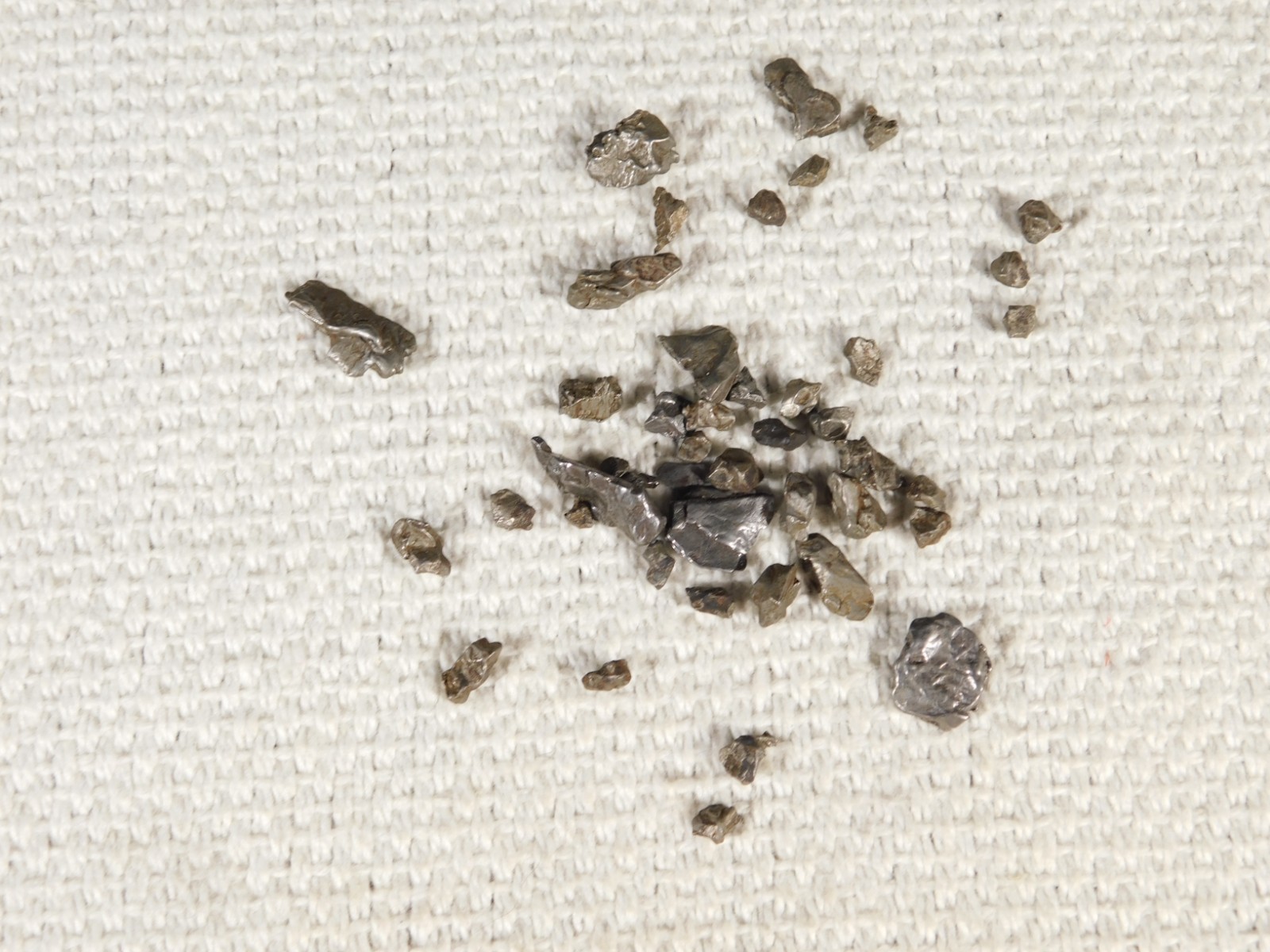 Big Lot of Little Campo Del Cielo METEORITES 100% Authentic Argentina 13.4gr
