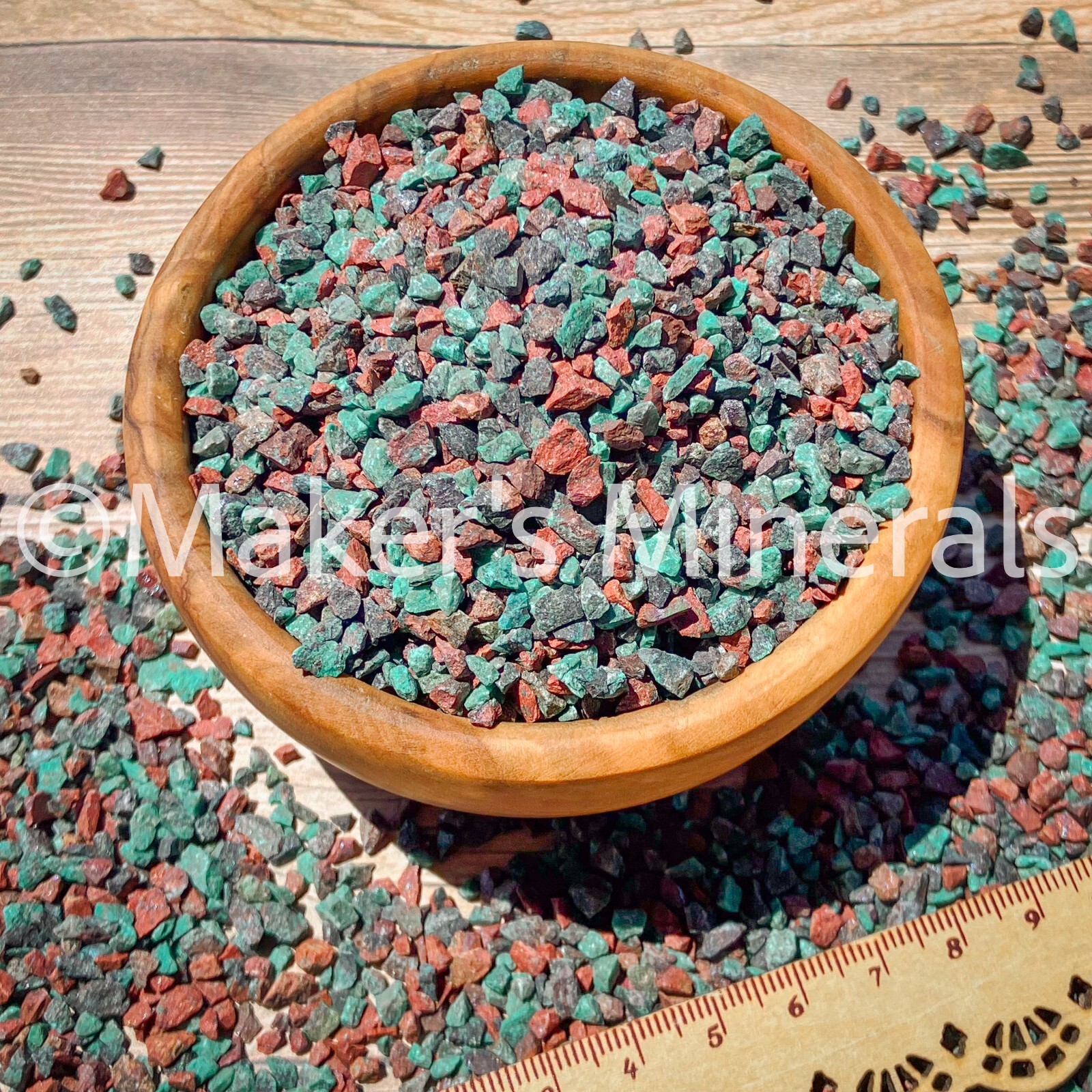 Crushed RARE Sonora Sunrise/Sunset Chips, 2mm-4mm for Inlay, Embellishments, Art