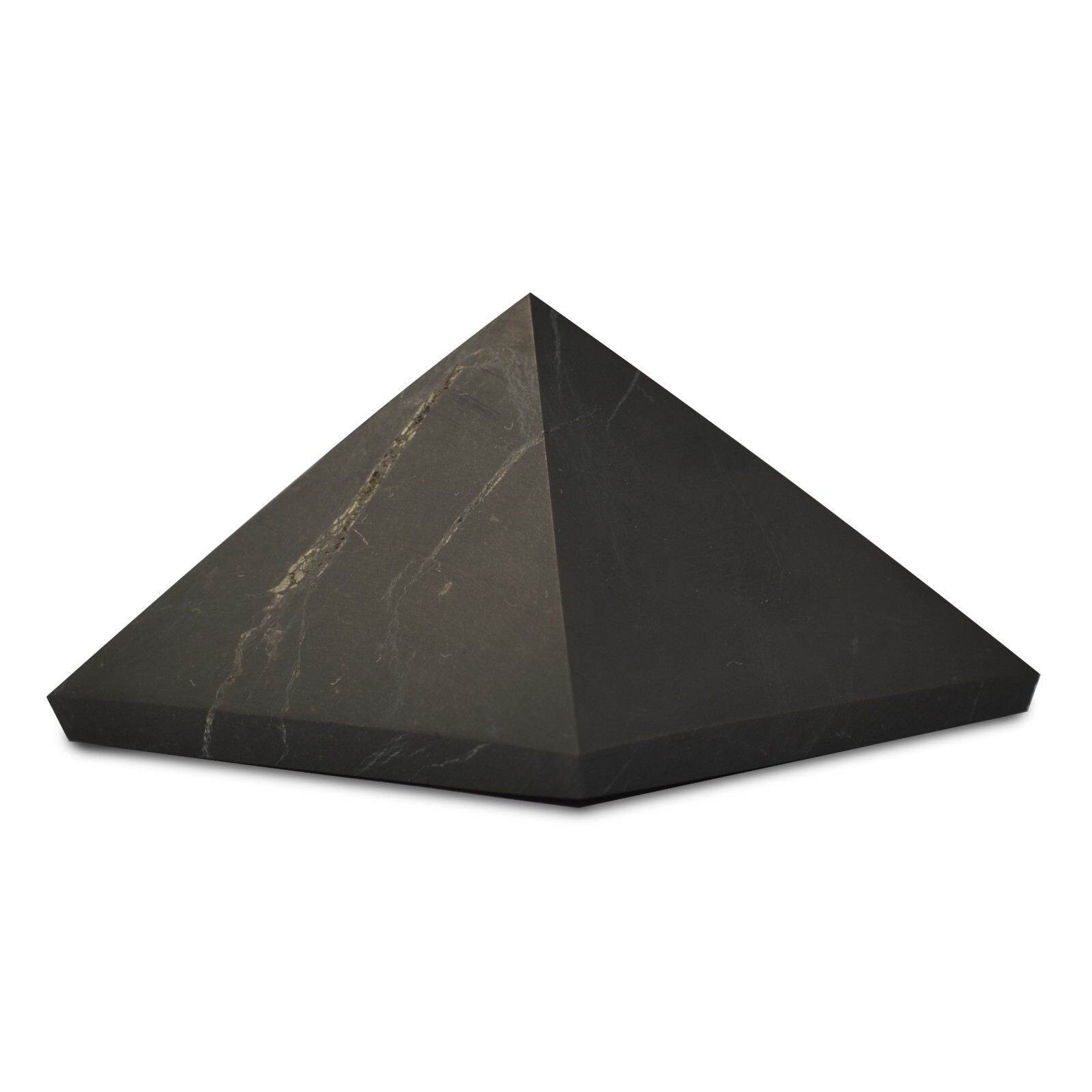 Shungite World Shungite Pyramid – Various sizes ( Polished or Unpolished )
