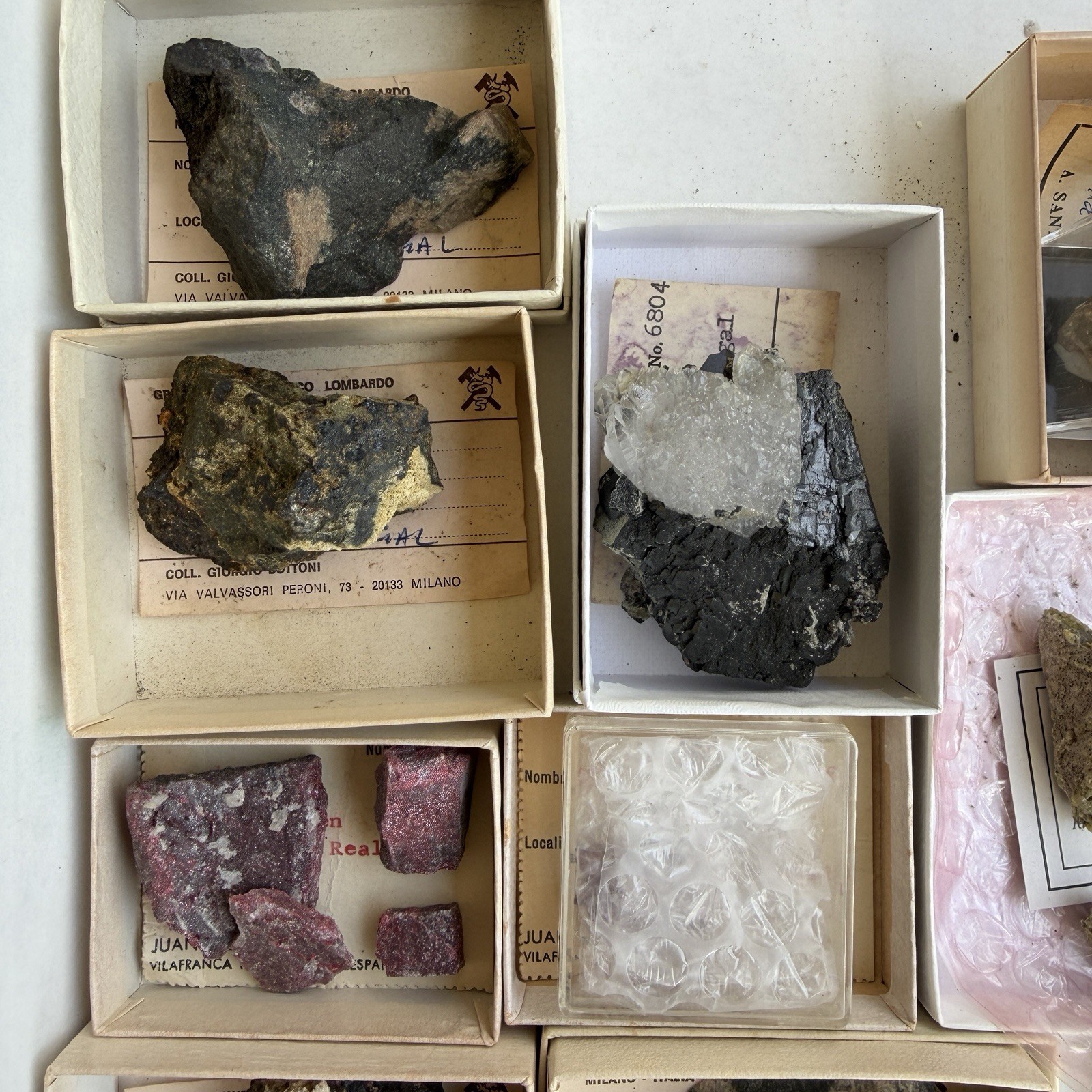 Lot of 14+ Spain & Portugal Minerals, Pyromorphite, Azurite, Lithiophilite+