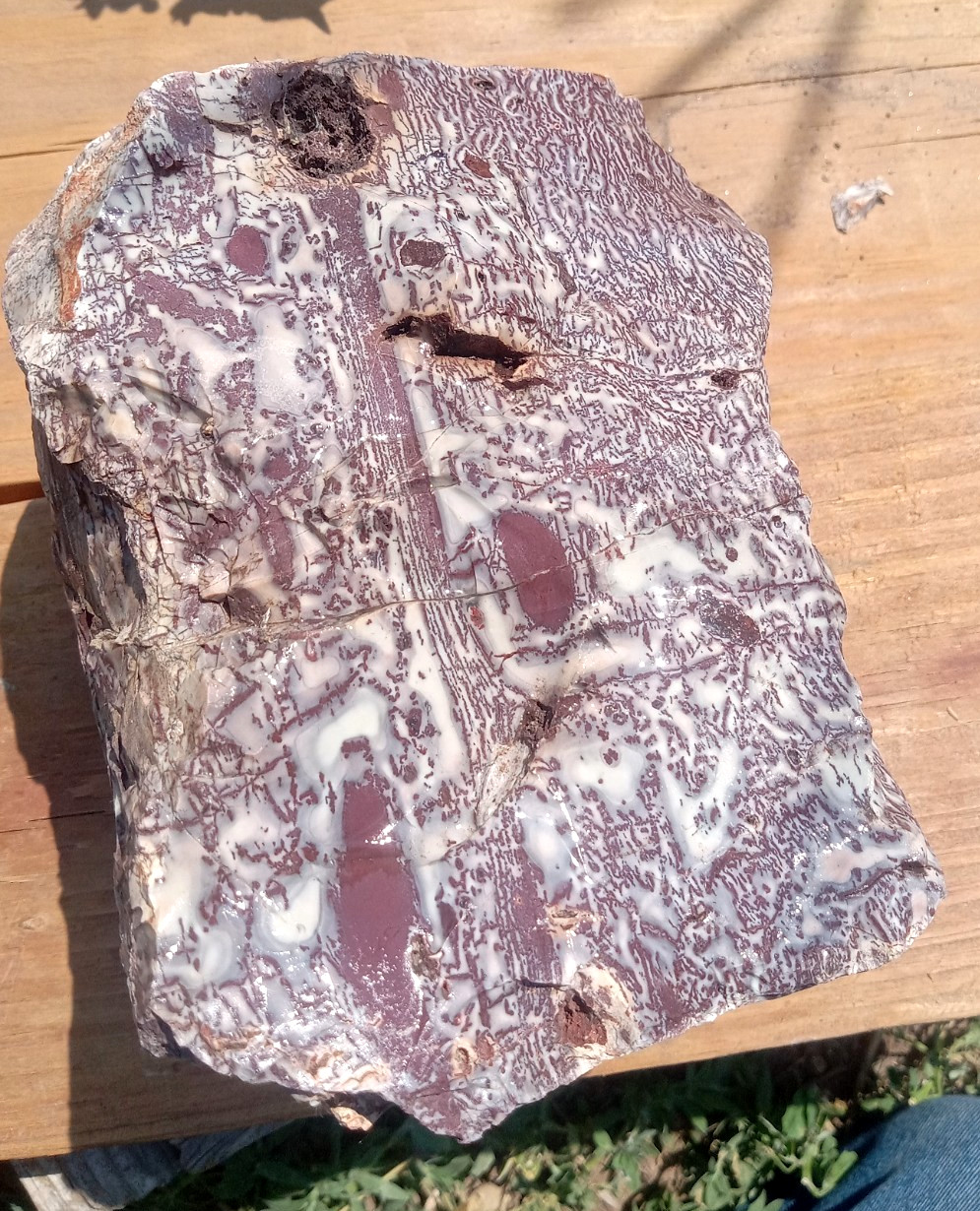 Rare Mexica Bulico Porcelain Jasper Chunk-High Grade- 1990s-Collectors-8.95lb