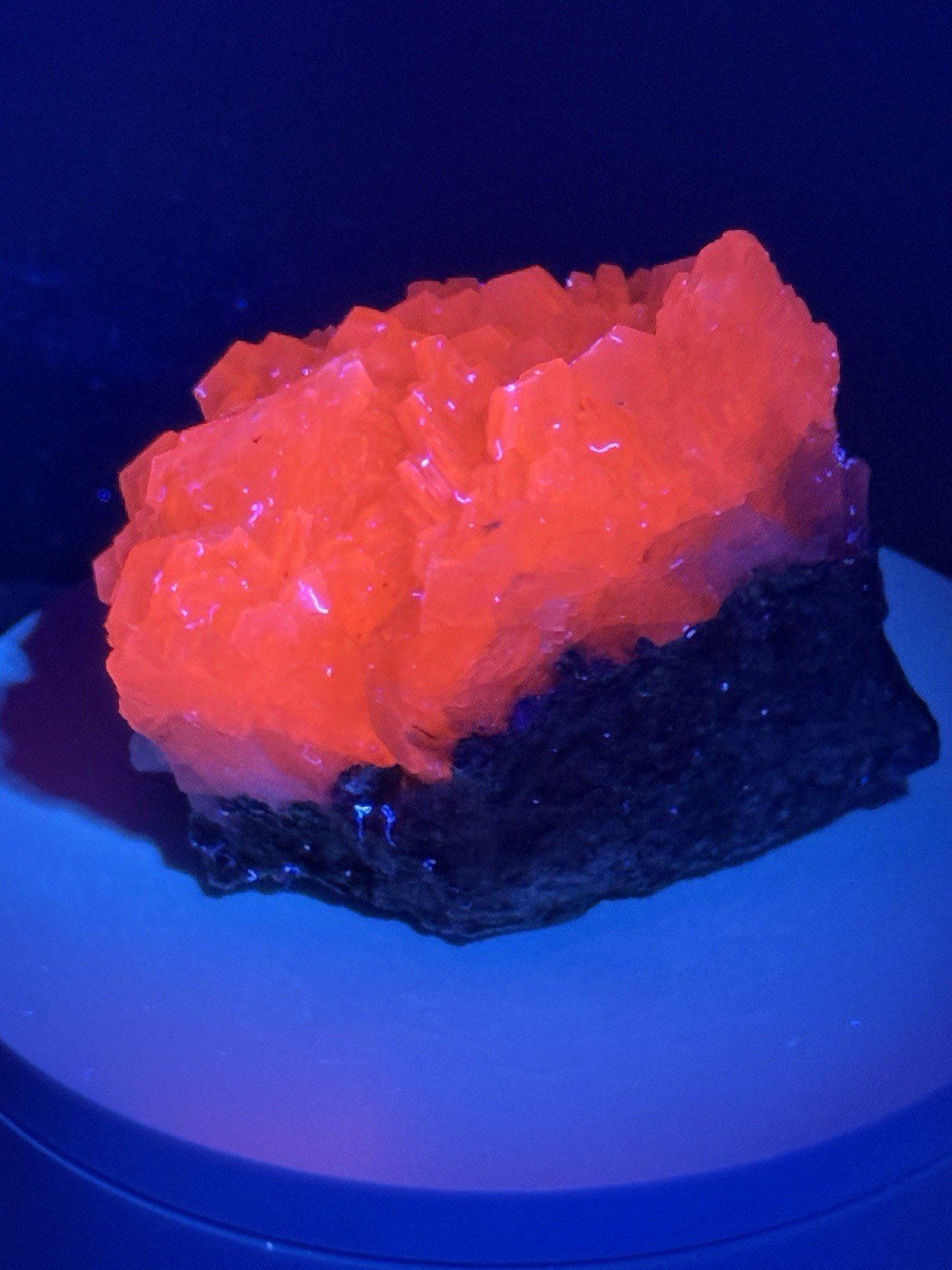 RADIANT Sandwich Calcite Fluorescent Mineral Specimen – China