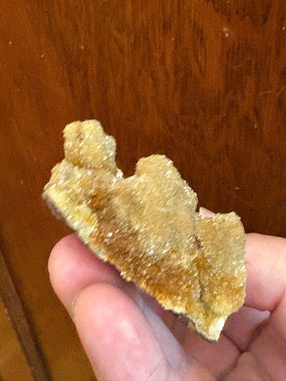 Smithsonite, yellow, Monte Cristo mine, Rush, Arkansas, USA