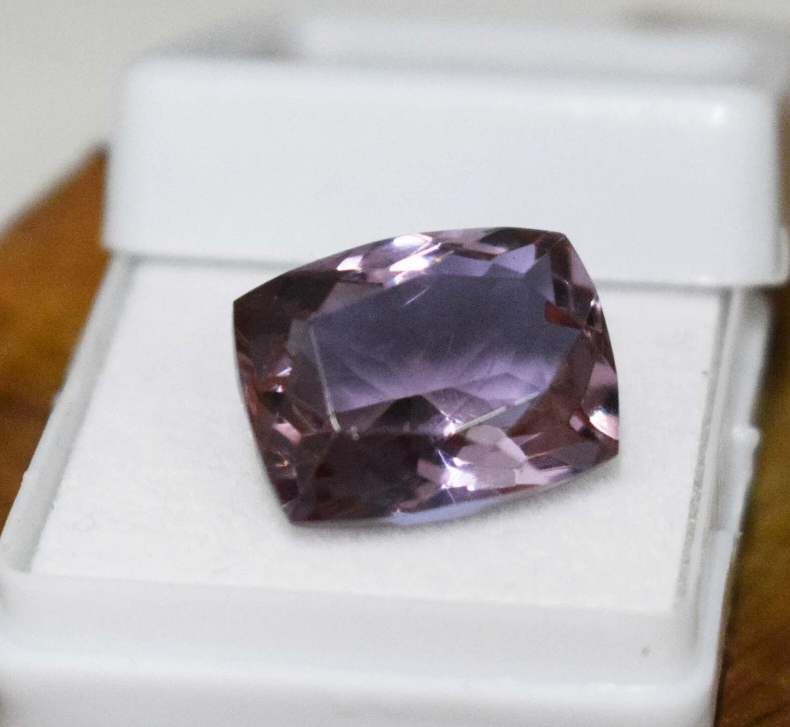 12.25 Ct Certified Natural Color Changing Alexandrite Cushion Cut Loose Gemstone