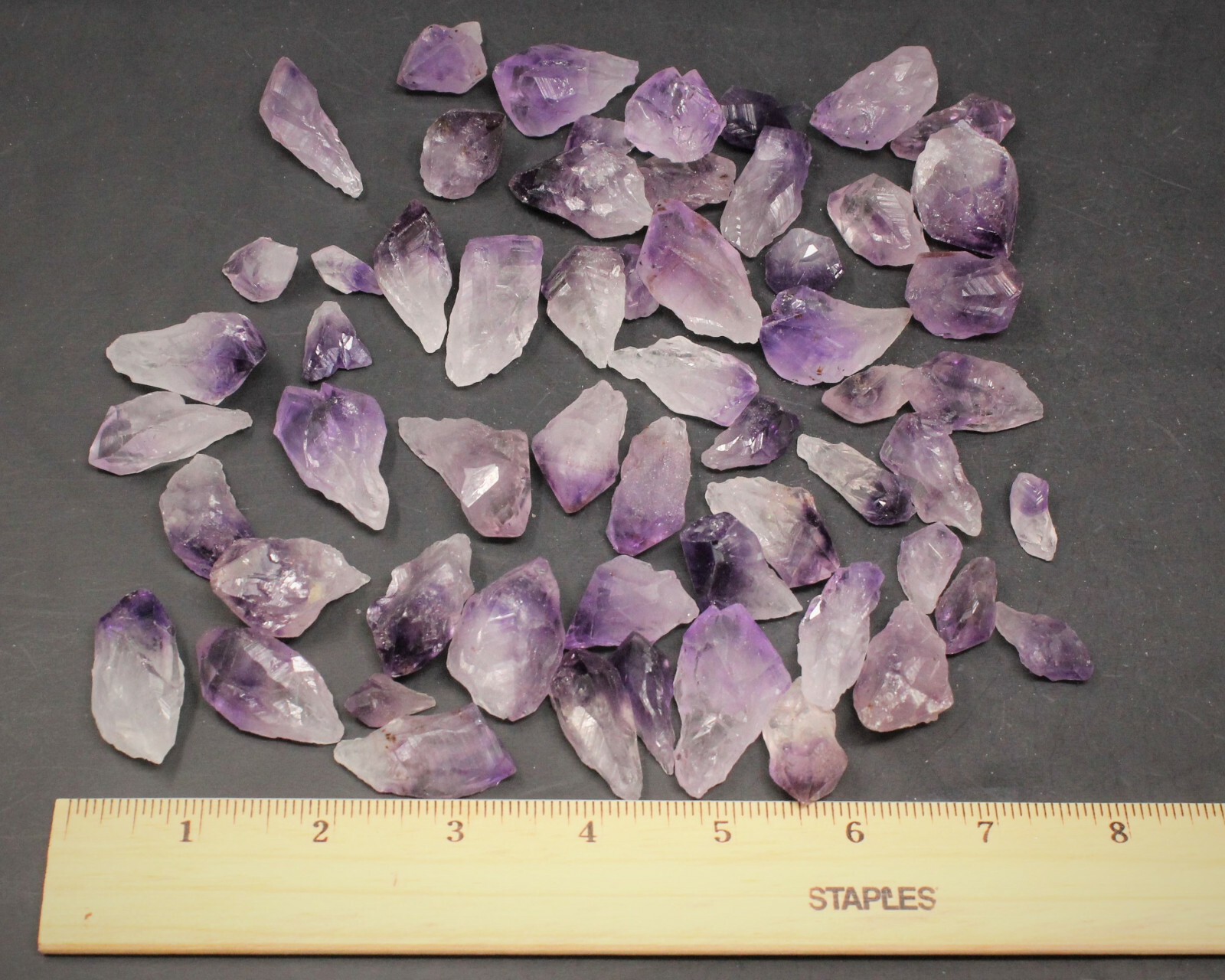 1/4 lb Bulk Lot Purple Amethyst Crystal Quartz Points & Pieces (4 oz)