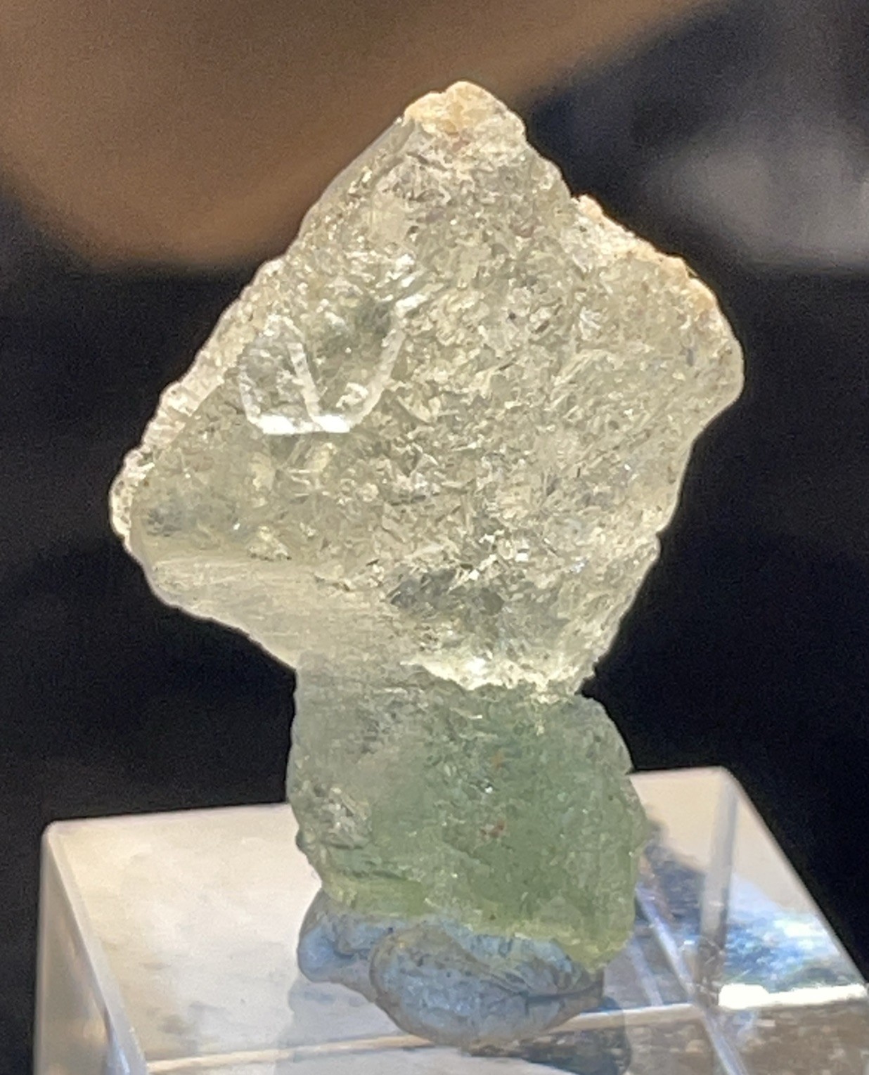 AESTHETIC ETCHED FLUORITE SCEPTER THUMBNAIL RIEMVASMAAK,NORTHERN CAPE,S.AFRICA