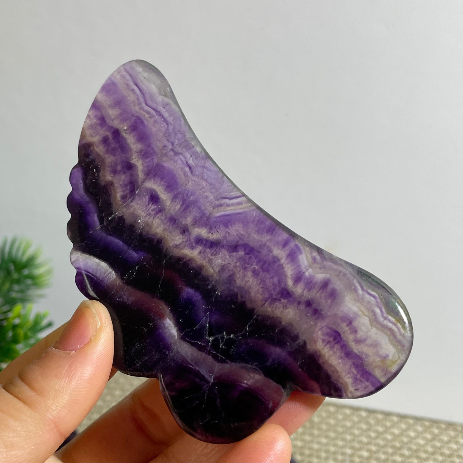70g beautiful Rainbow Fluorite Rough stone specimens cure
