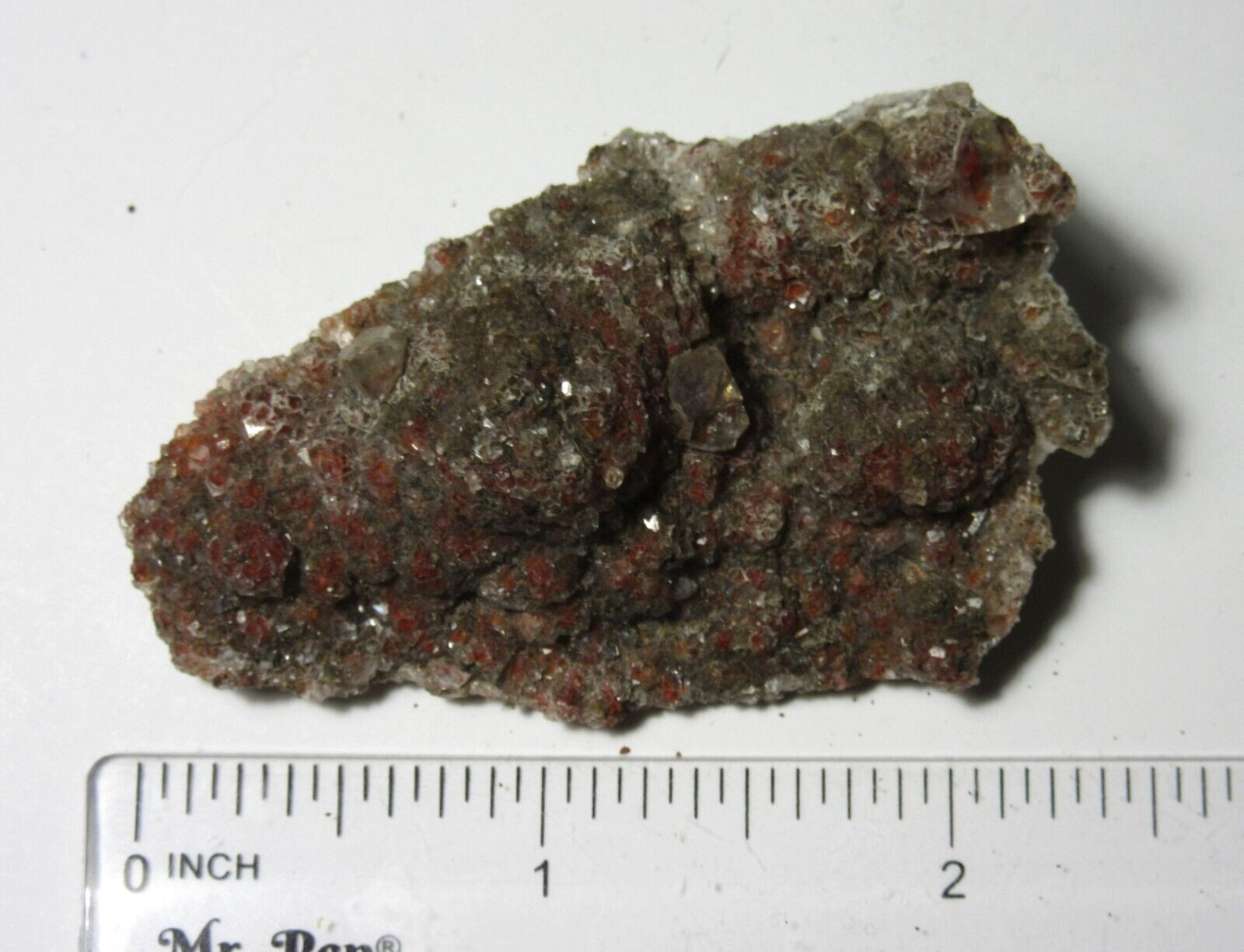 Natural Red Quartz Crystal CLUSTER 2 3/8″ Rough Collectible Reiki RQCCC-2