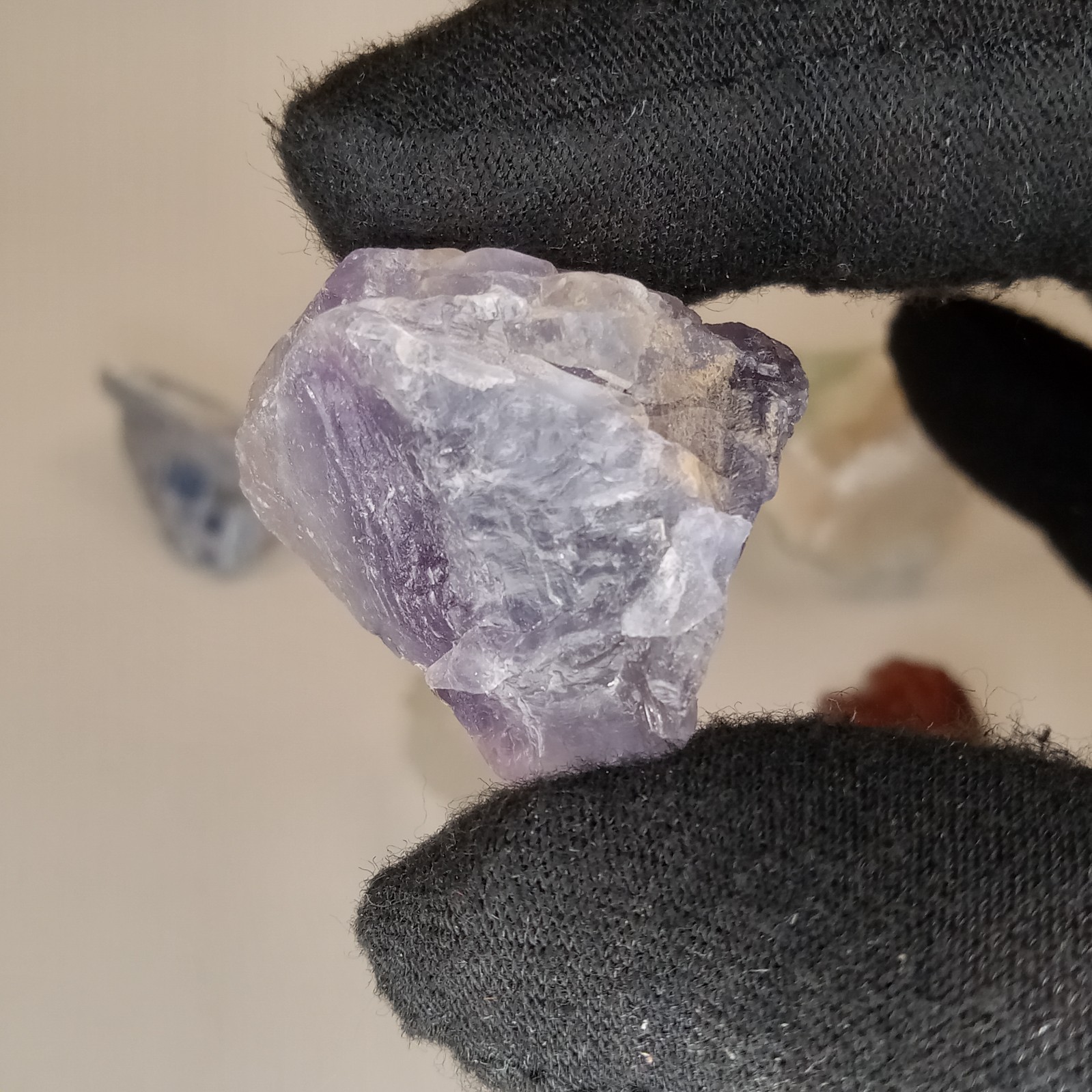 Mixed Mineral Specimen Lot 6pc Kyanite Apophyllite Garnet Stilbite I12