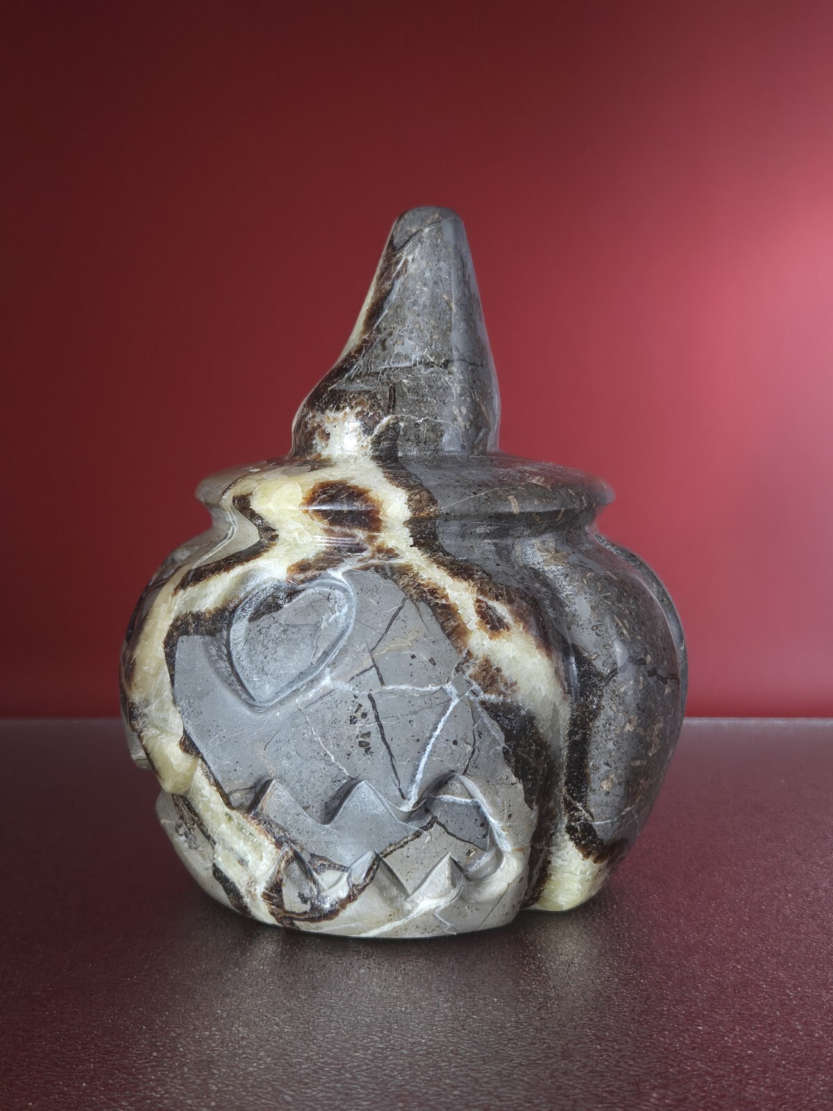 Natural Dragon Septarian Pumpkin Quartz Crystal UV Reactive Reiki Healing 5+LB