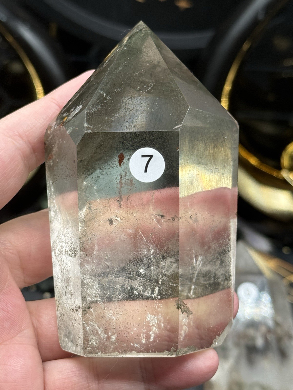 Natural Garden Quartz Lodolite Chunky Tower Freeforms Free ship & Gift