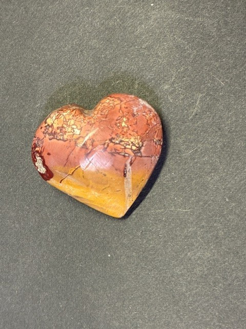 RARE & BEAUTIFUL: 1 5/8 ” MOOKAITE JASPER,MOROCCO.BOTH SIDES NICE!