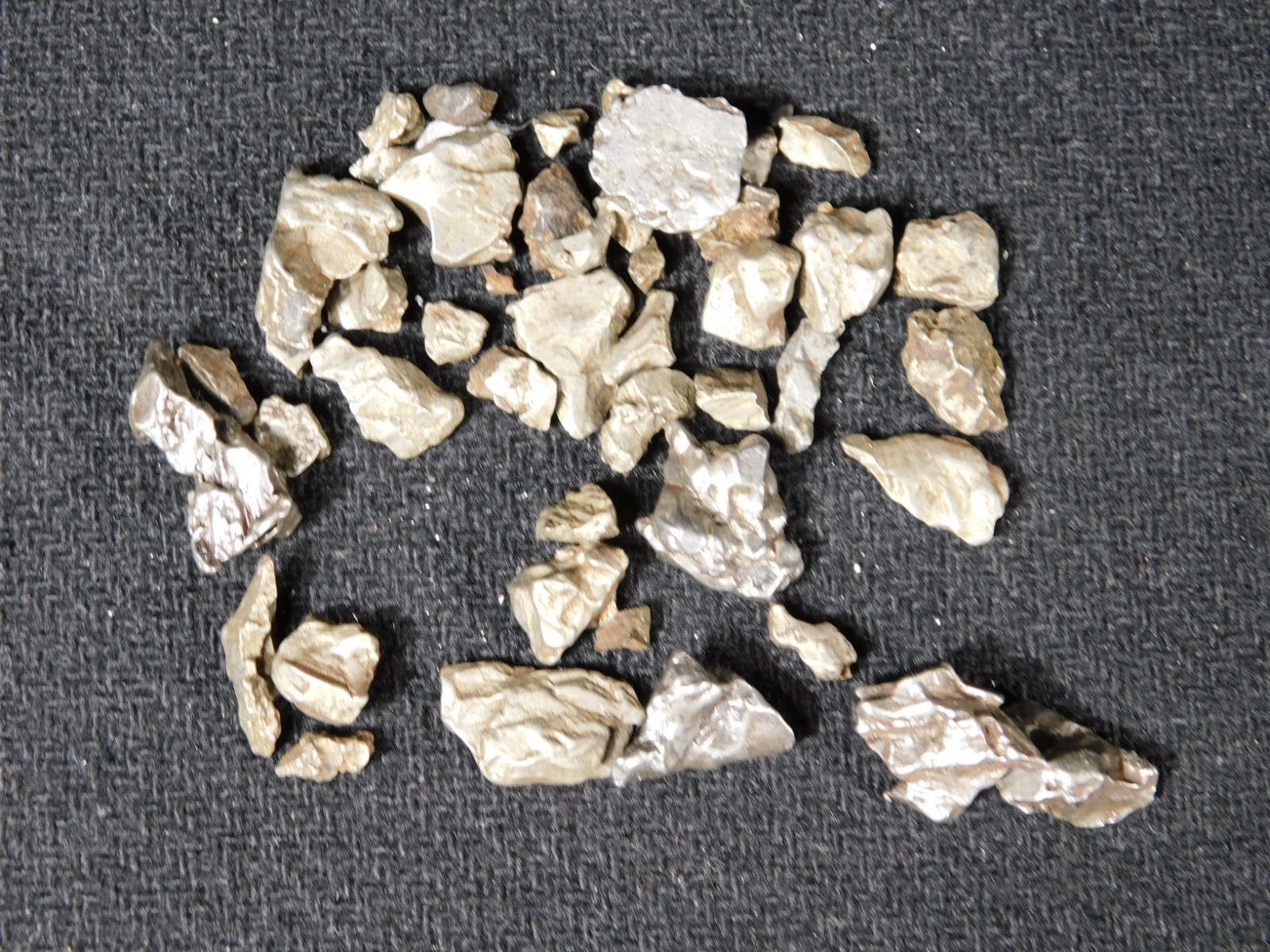 Big Lot of Little Campo Del Cielo METEORITES 100% Authentic Argentina 21.8gr