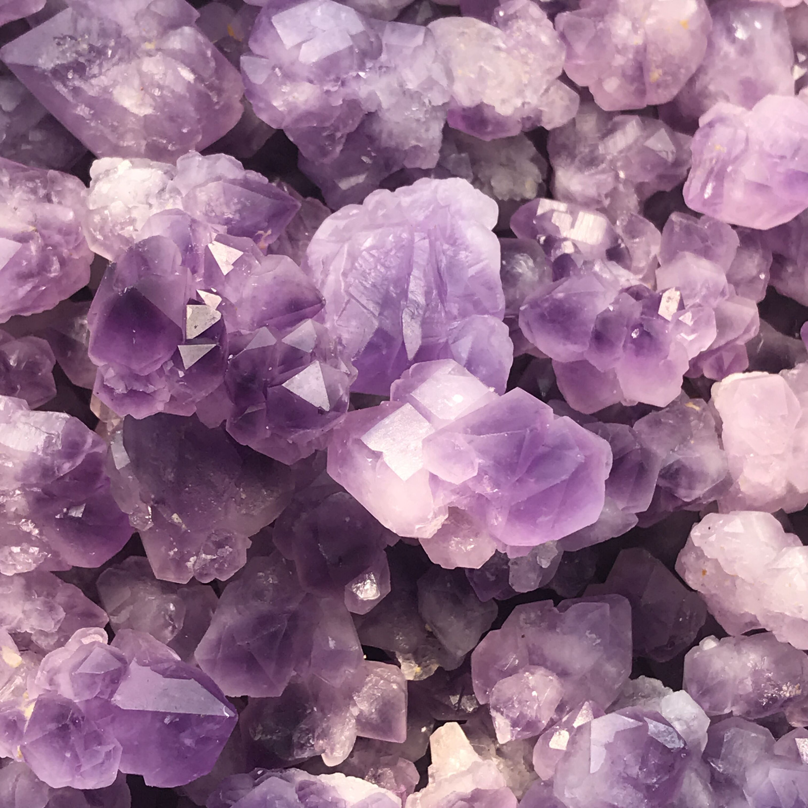100g Natural Purple Crystal Quartz Amethyst Clusters Small particles AAA