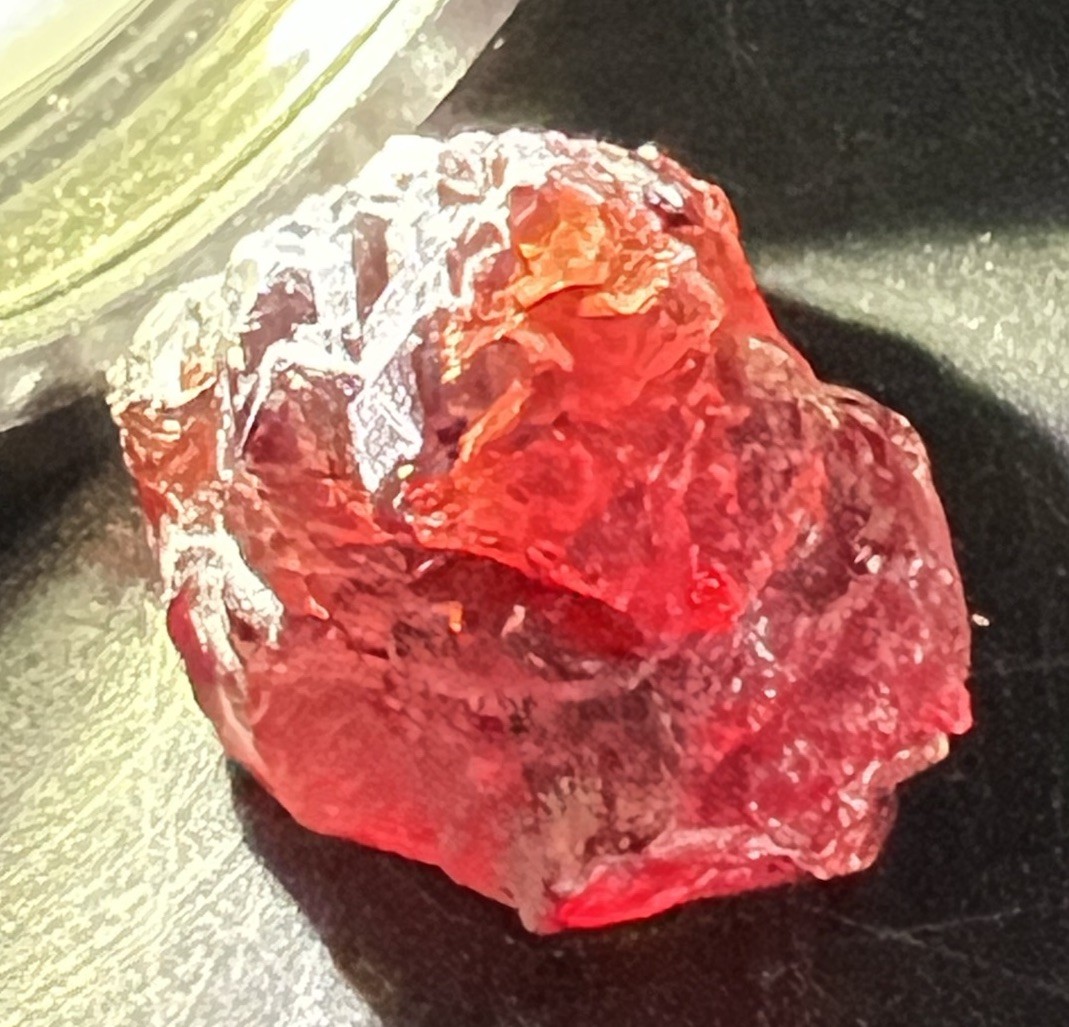Spessartine Garnet from Brazil 5/8″x 1/2″x 5/8″ Item Z035